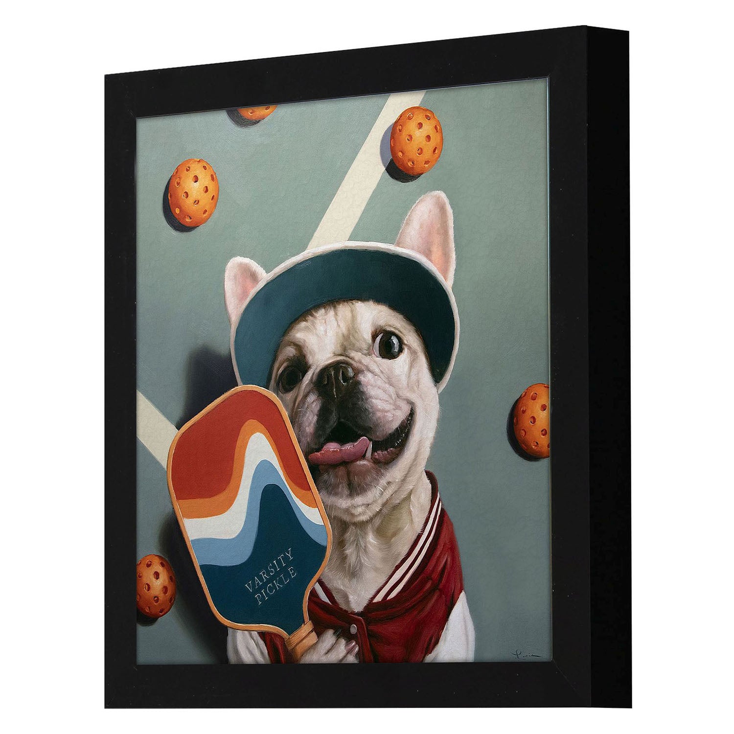 Heffernan Varsity Pickle Framed Art