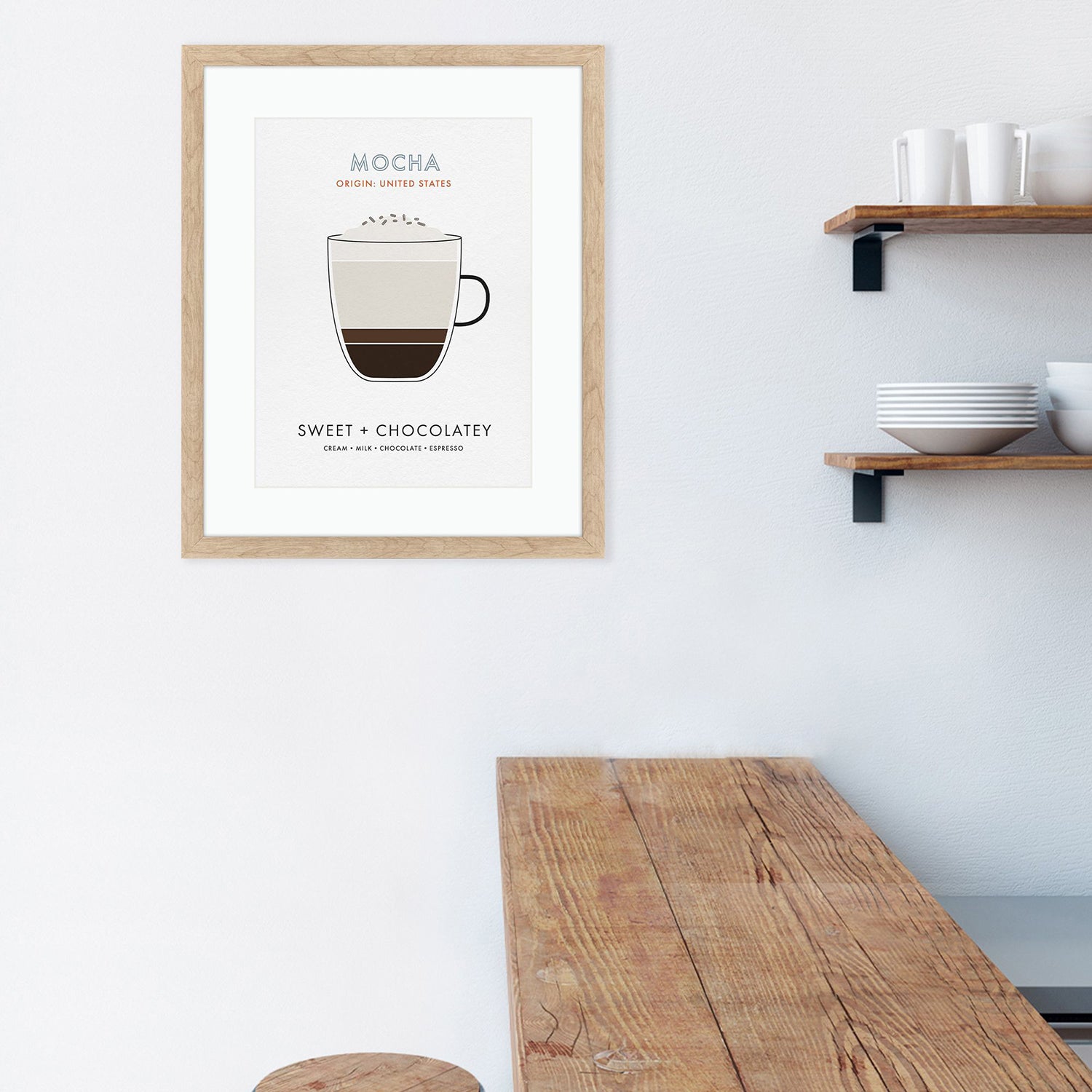 Frazier Mocha Framed Artwork