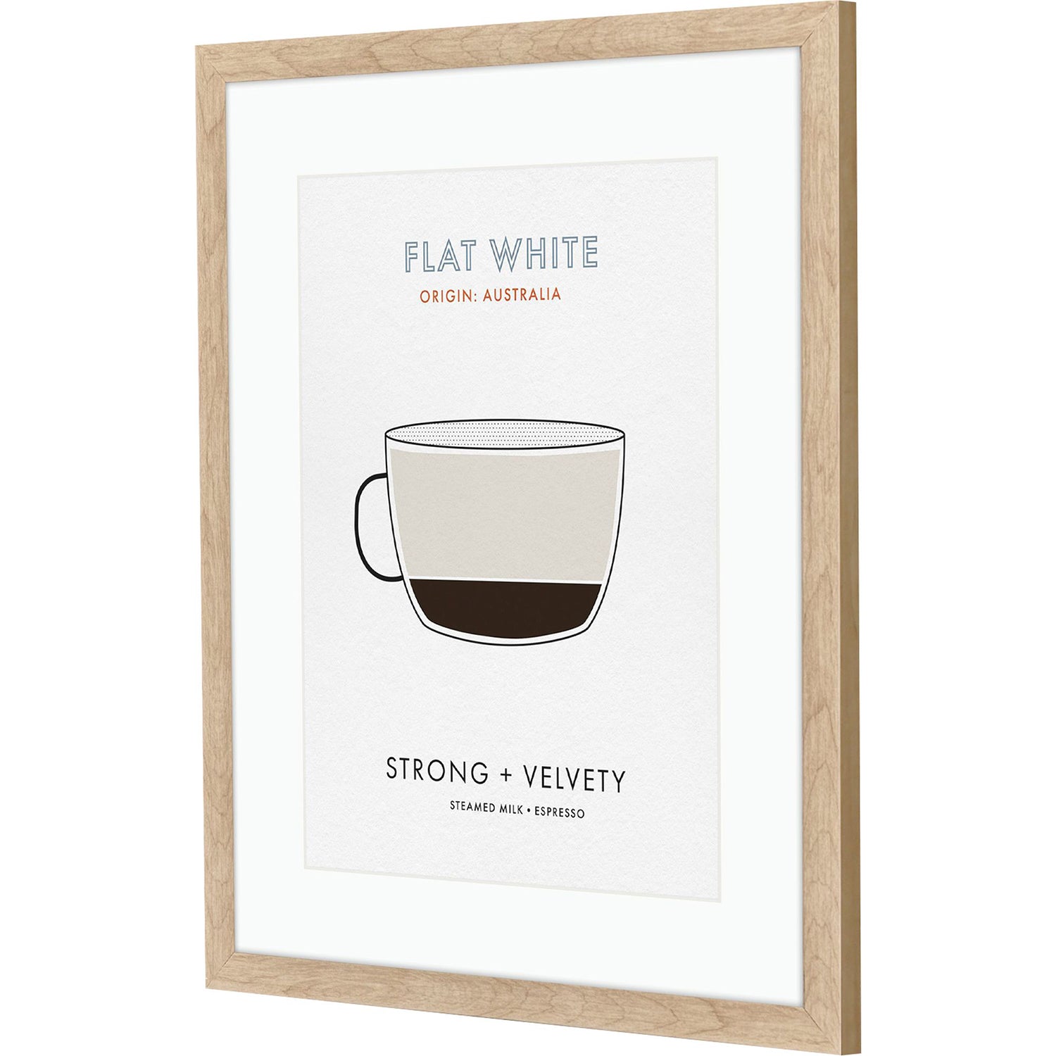 Frazier Flat White Framed Artwork