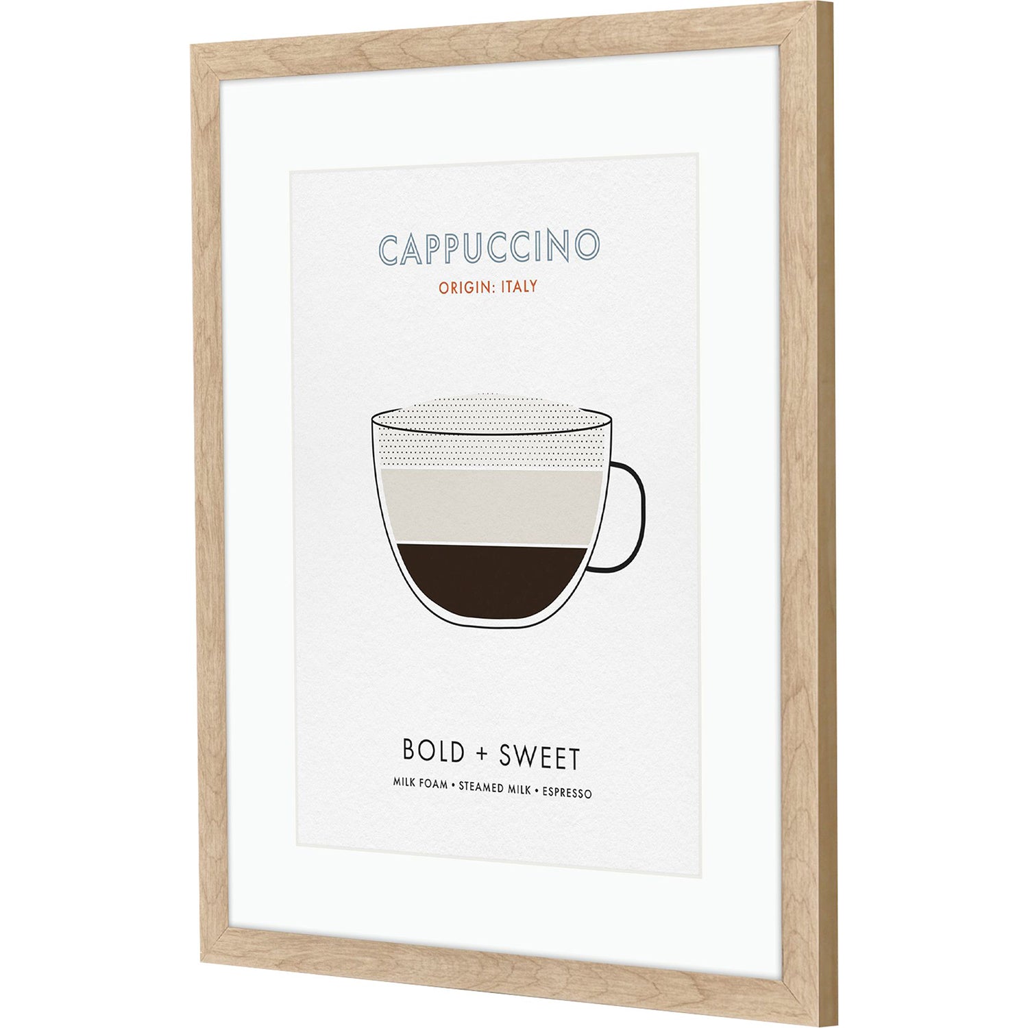 Frazier Cappuccino Framed Artwork