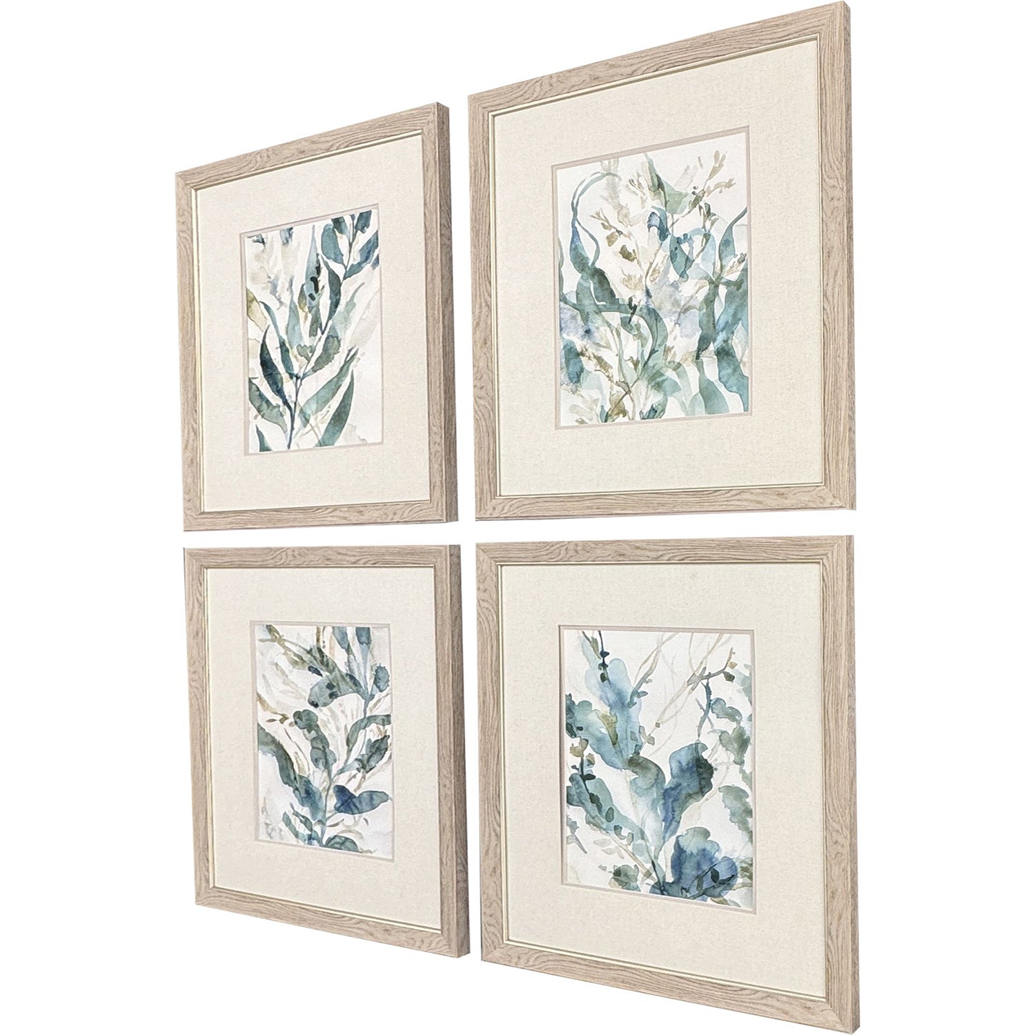 Barnes Underwater Botany Framed Artwork Set of 4