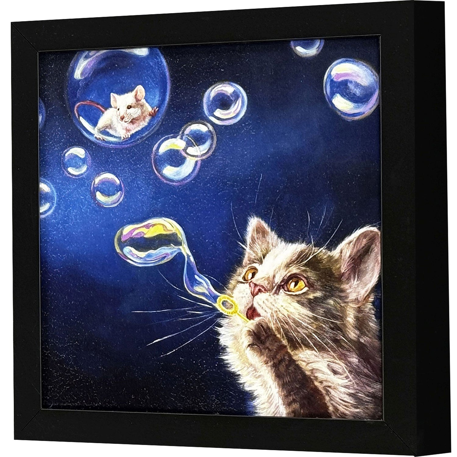 Heffernan Blowing Bubbles Framed Artwork