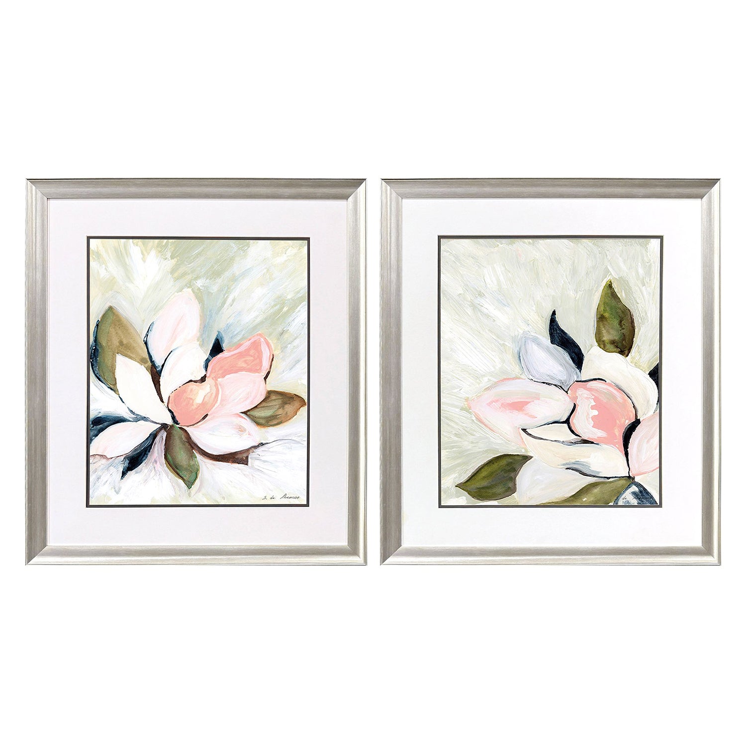 Armas Floral Burst Framed Artwork Set of 2