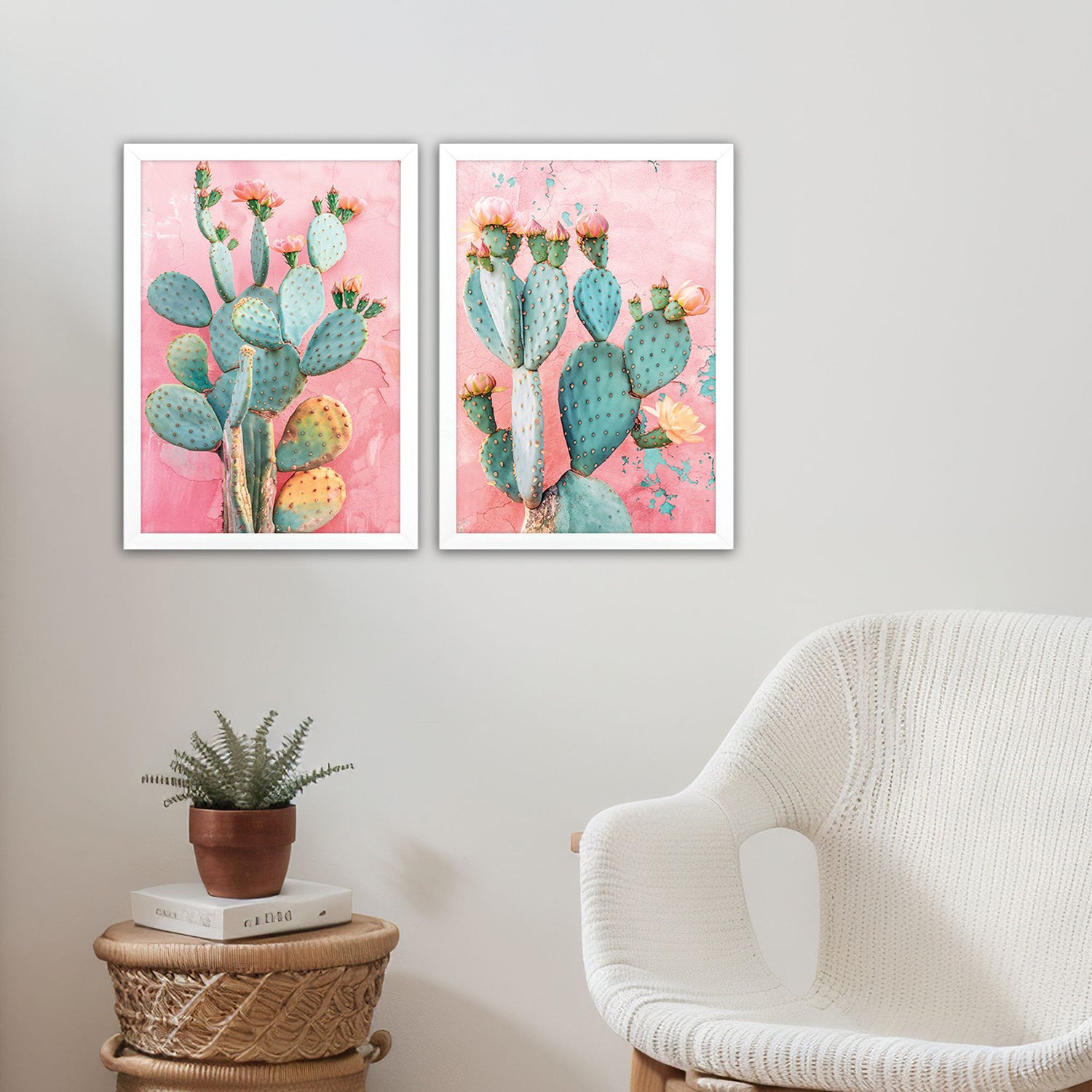 Hugonnard Blush Botanicals I Framed Artwork Set of 2