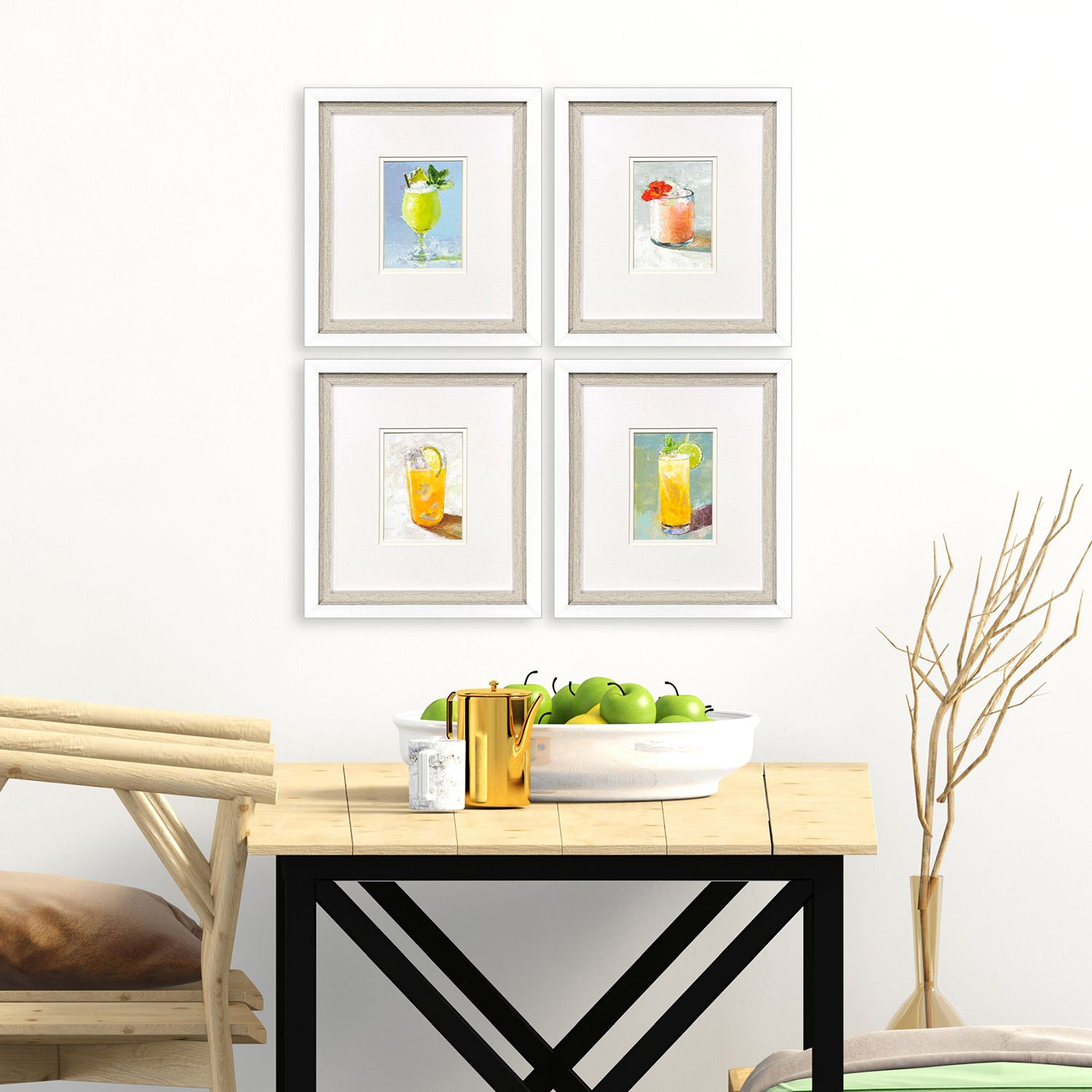Lee Refreshers Framed Artwork Set of 4