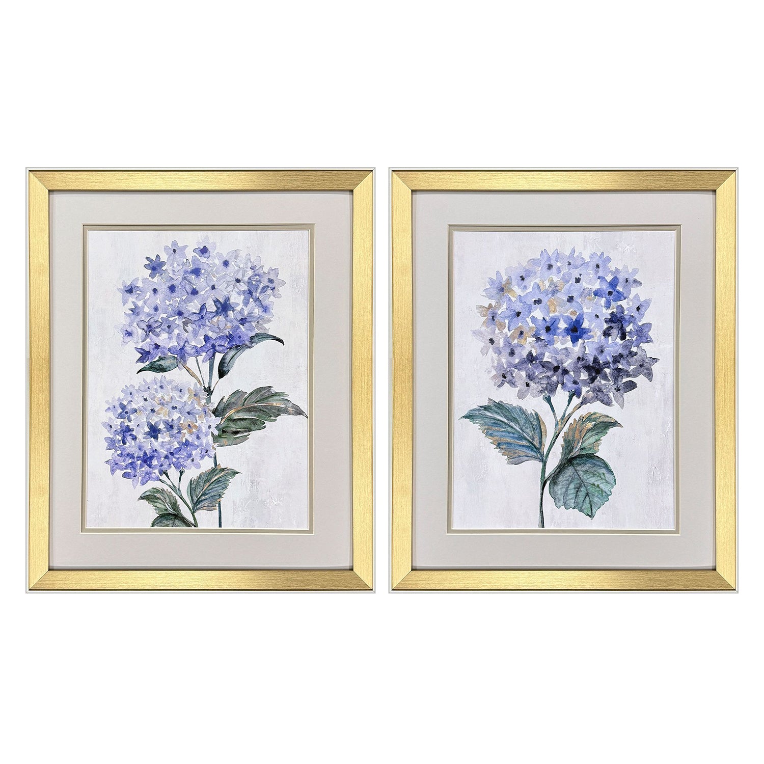 Divisha Pretty in Purple Framed Artwork Set 2