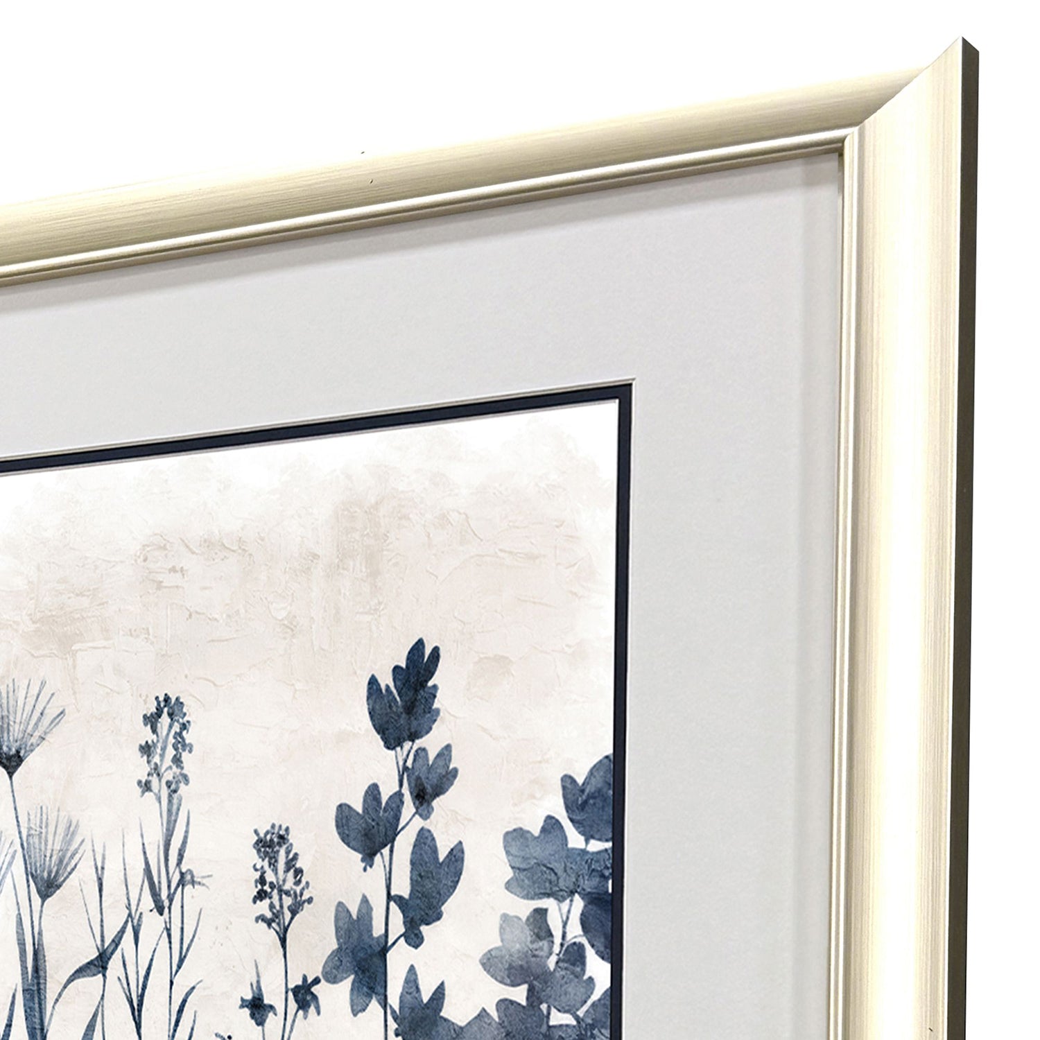 Allen Blue Dye Framed Artwork Set of 2