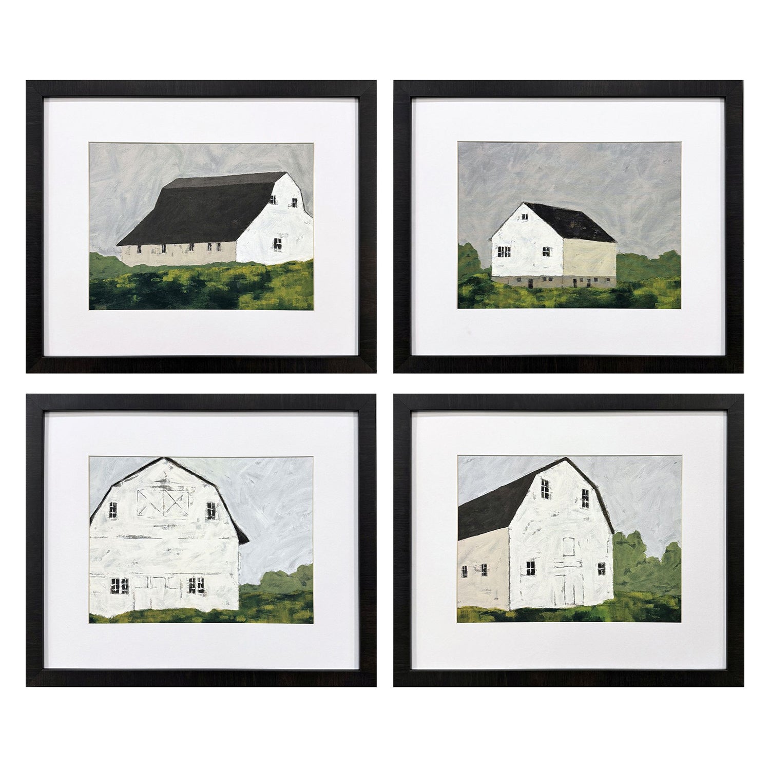 Hegre Rural Escape Framed Artwork Set of 4
