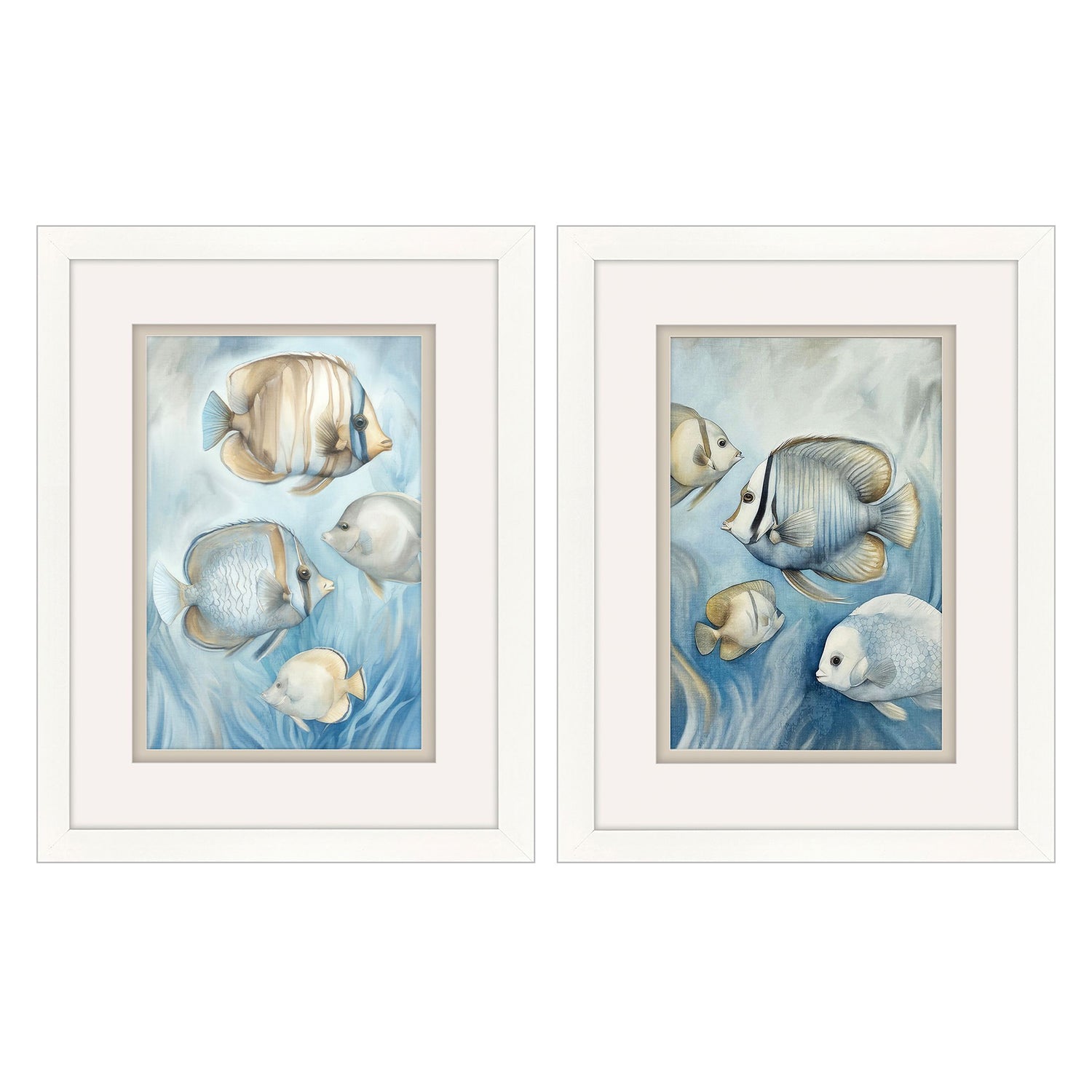 Allen Swim Framed Artwork Set of 2