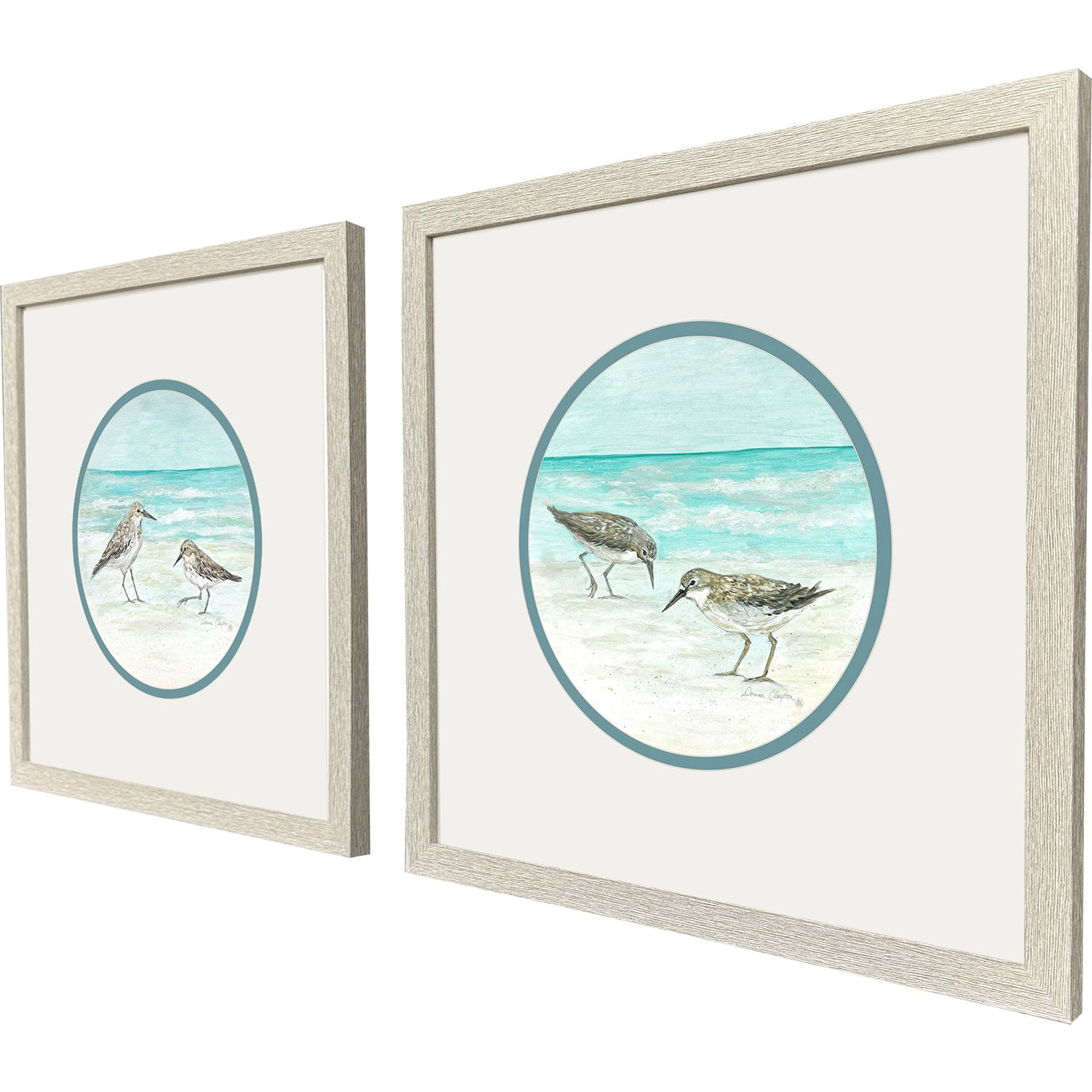 Clayton Shoreline Duo Framed Artwork Set of 2
