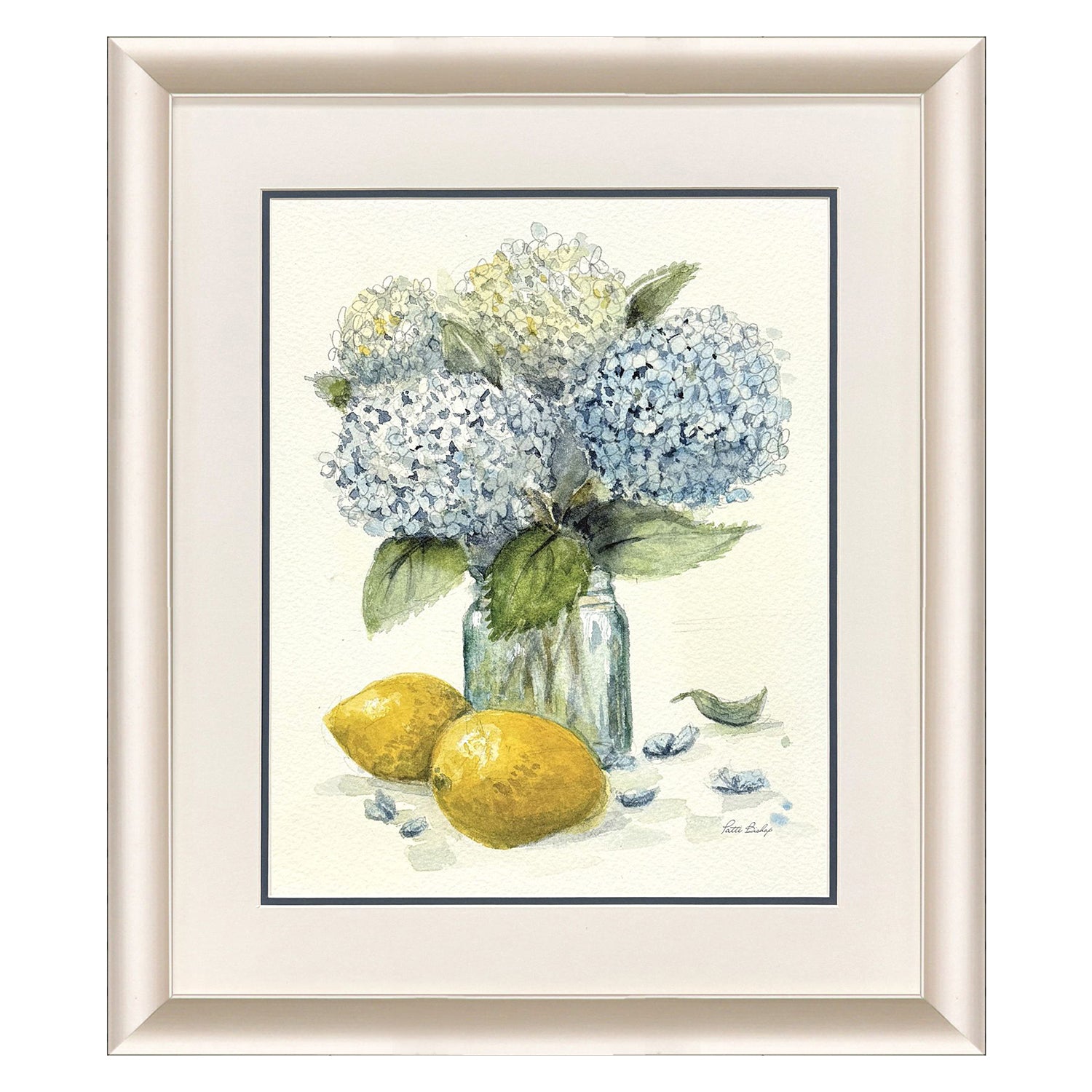 Bishop Hydrangea Lemons 1 Framed Artwork