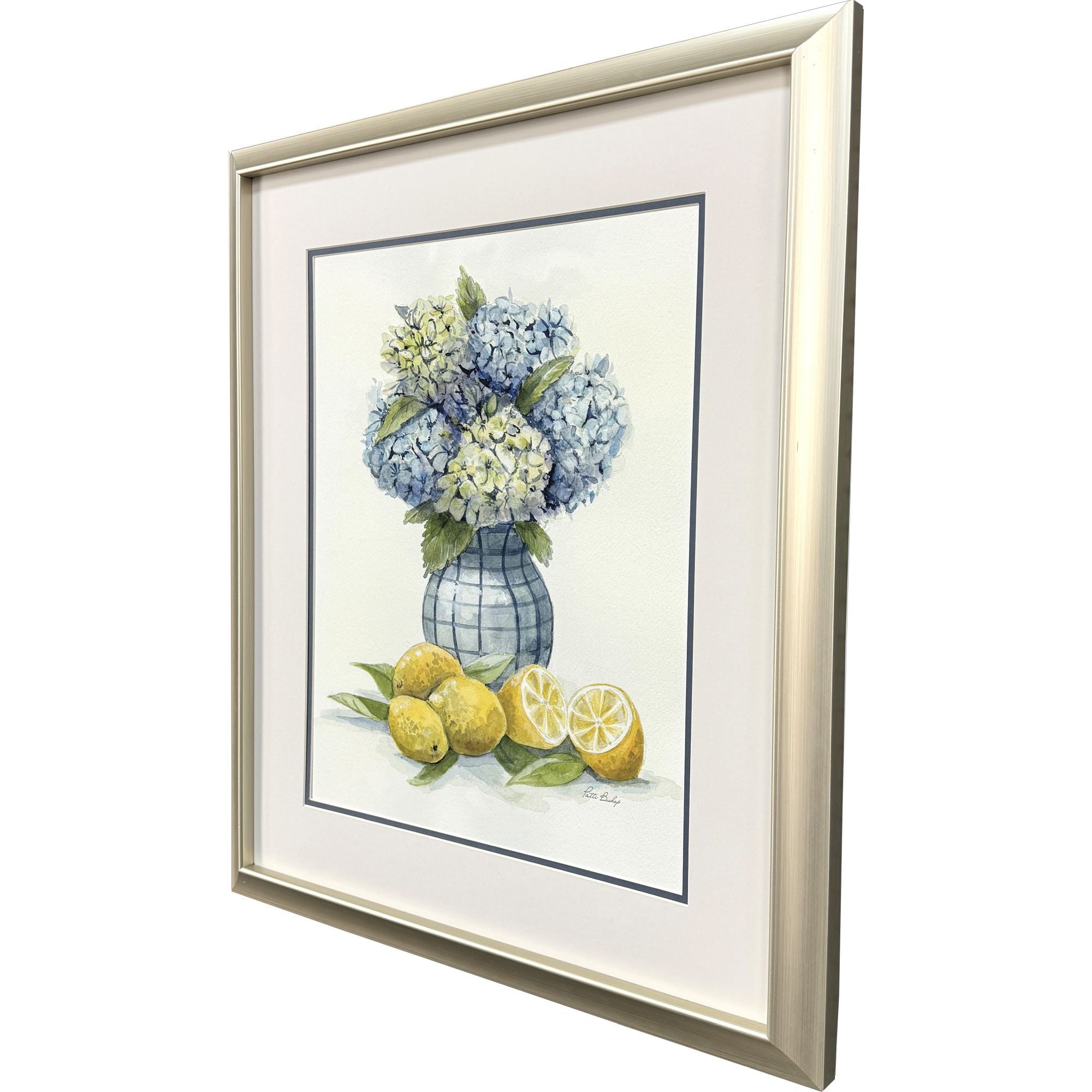 Bishop Hydrangea Lemons 2 Framed Artwork