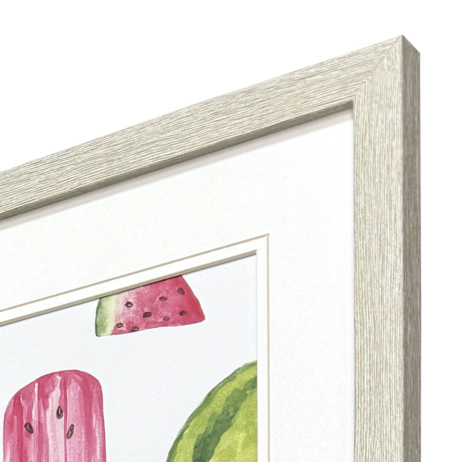 St Amant Fruity Popsicles Framed Artwork Set of 4