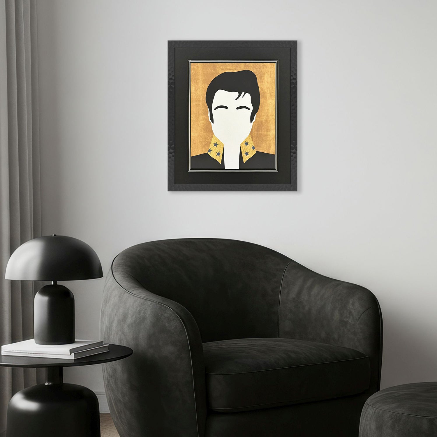 Gibb Icon The King Framed Artwork