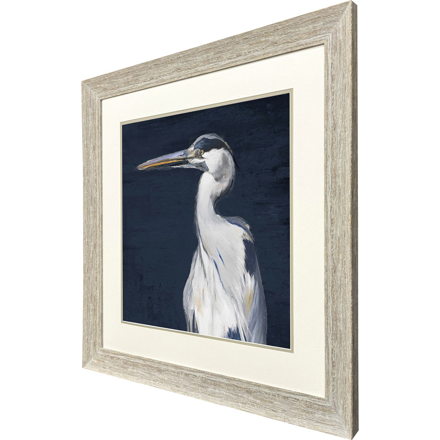 Pinto Blue Heron II Framed Artwork