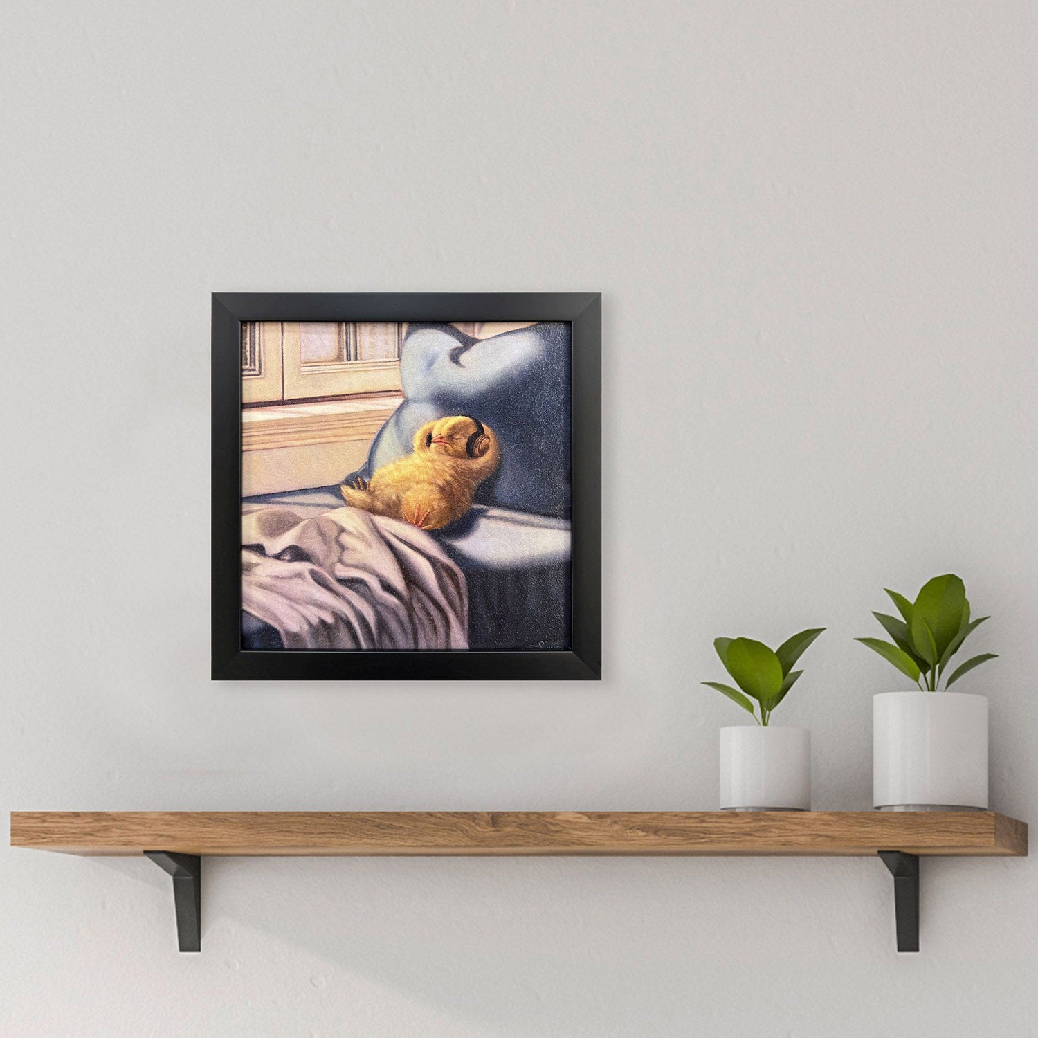 Heffernan Cozy Beats Framed Artwork