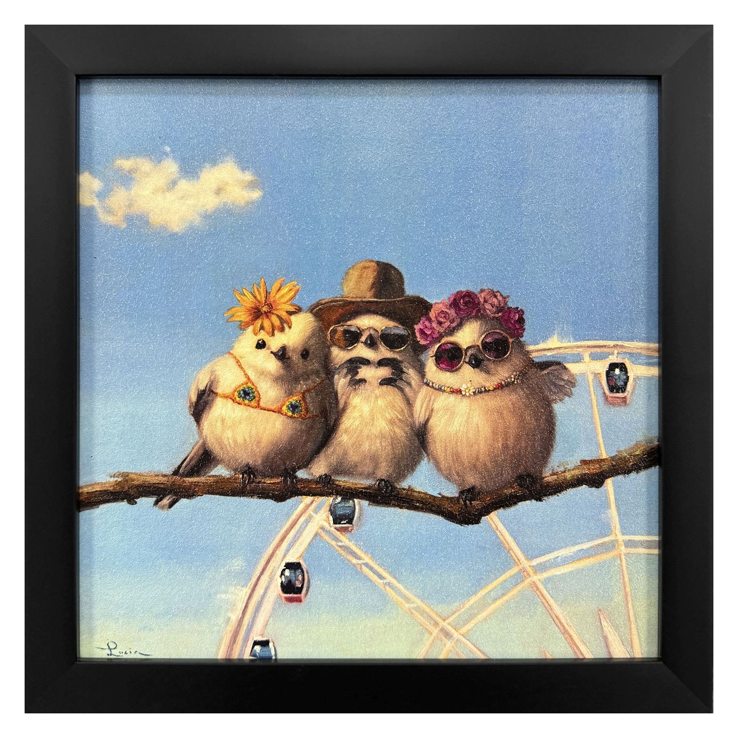 Heffernan Coachella Trio Framed Artwork