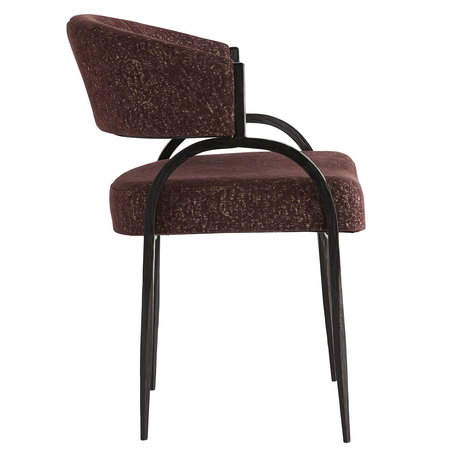 Arteriors Bahati Bordeaux Chenille Chair