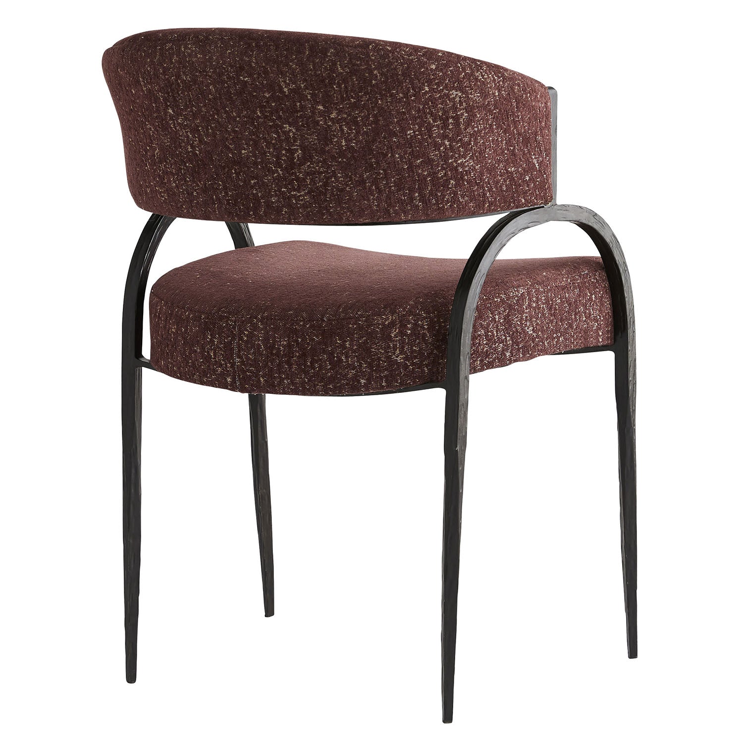 Arteriors Bahati Bordeaux Chenille Chair