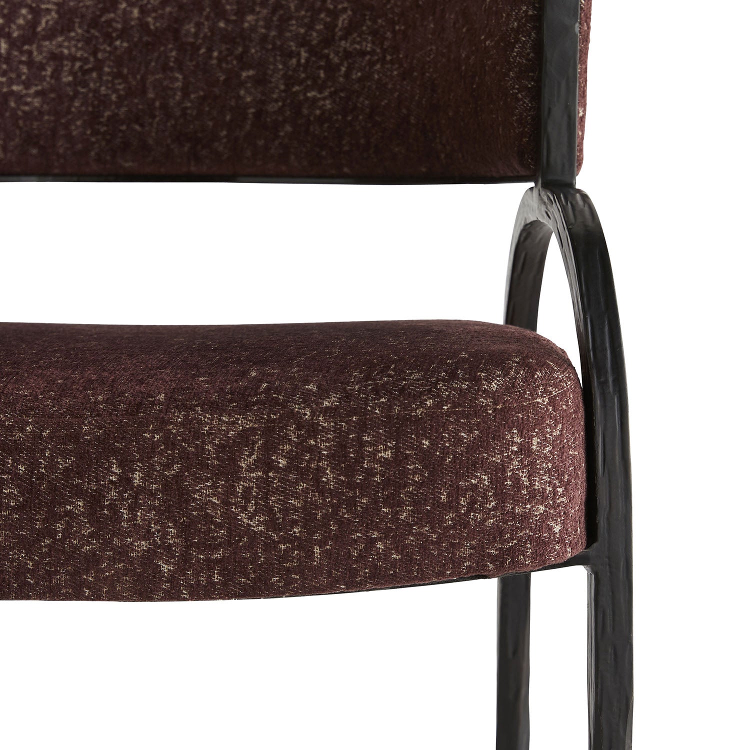 Arteriors Bahati Bordeaux Chenille Chair
