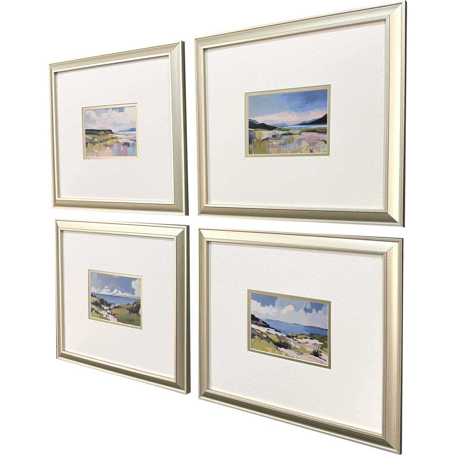 Jordan Glassco-Smith Verdant Water Framed Art Set of 4