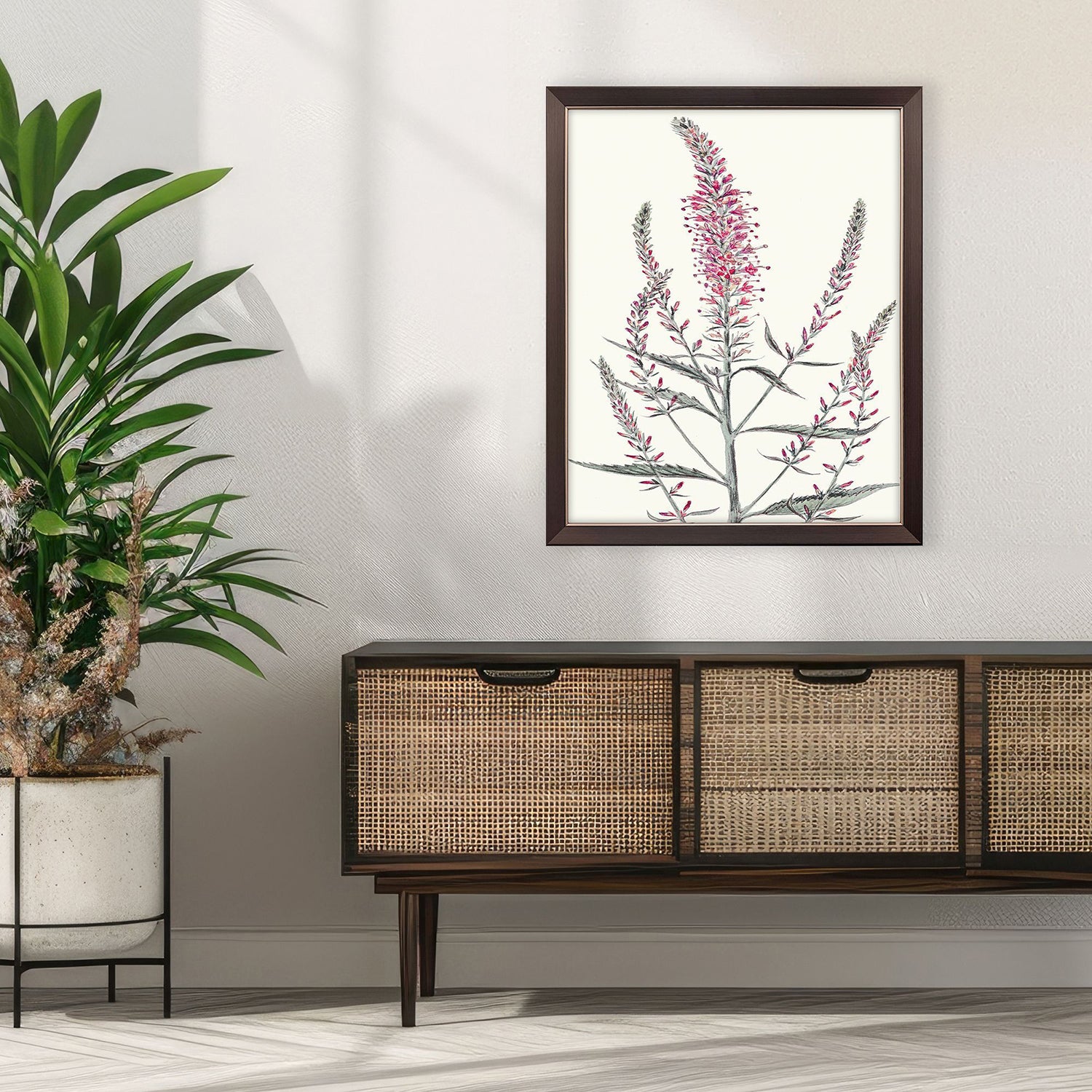 Malanta Knowles Pink Veronique I Framed Art