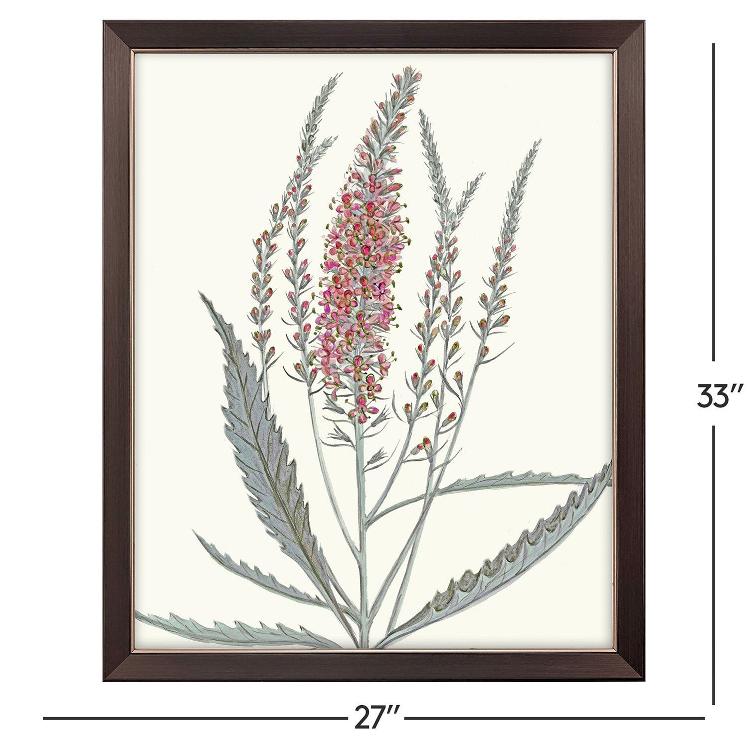 Malanta Knowles Pink Veronique II Framed Art