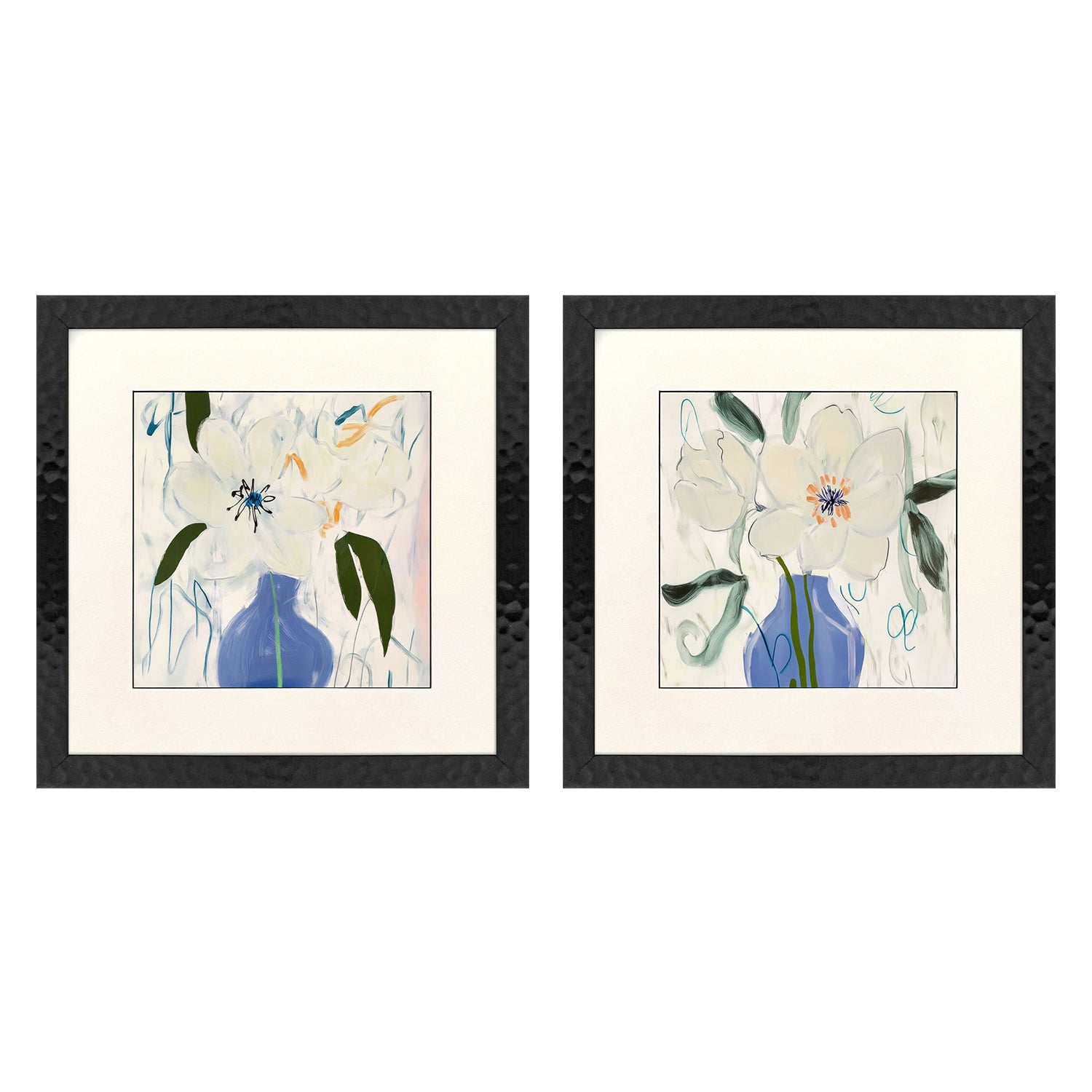 Leeanne Vaughn Joyful Petals Framed Art Set of 2