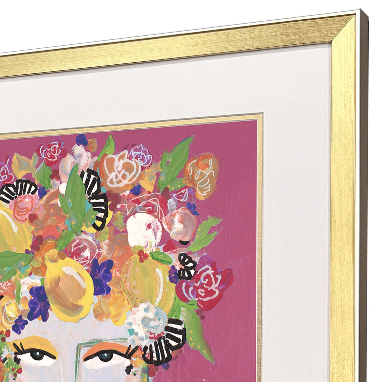 Jordan Glassco-Smith Floral Lady Framed Art Set of 2