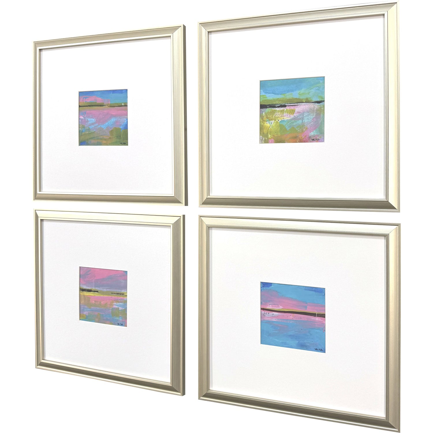 Malanta Knowles Marsh Expressions Framed Art Set of 4