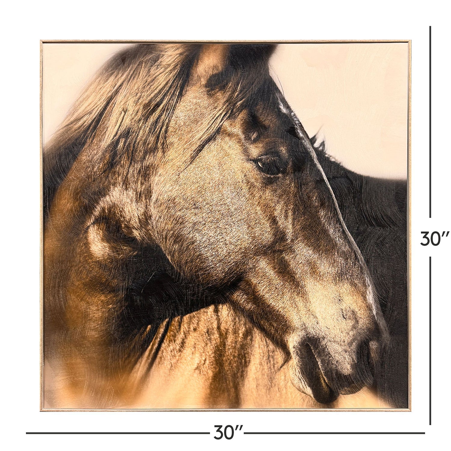 Malanta Knowles Brown Horse Framed Art