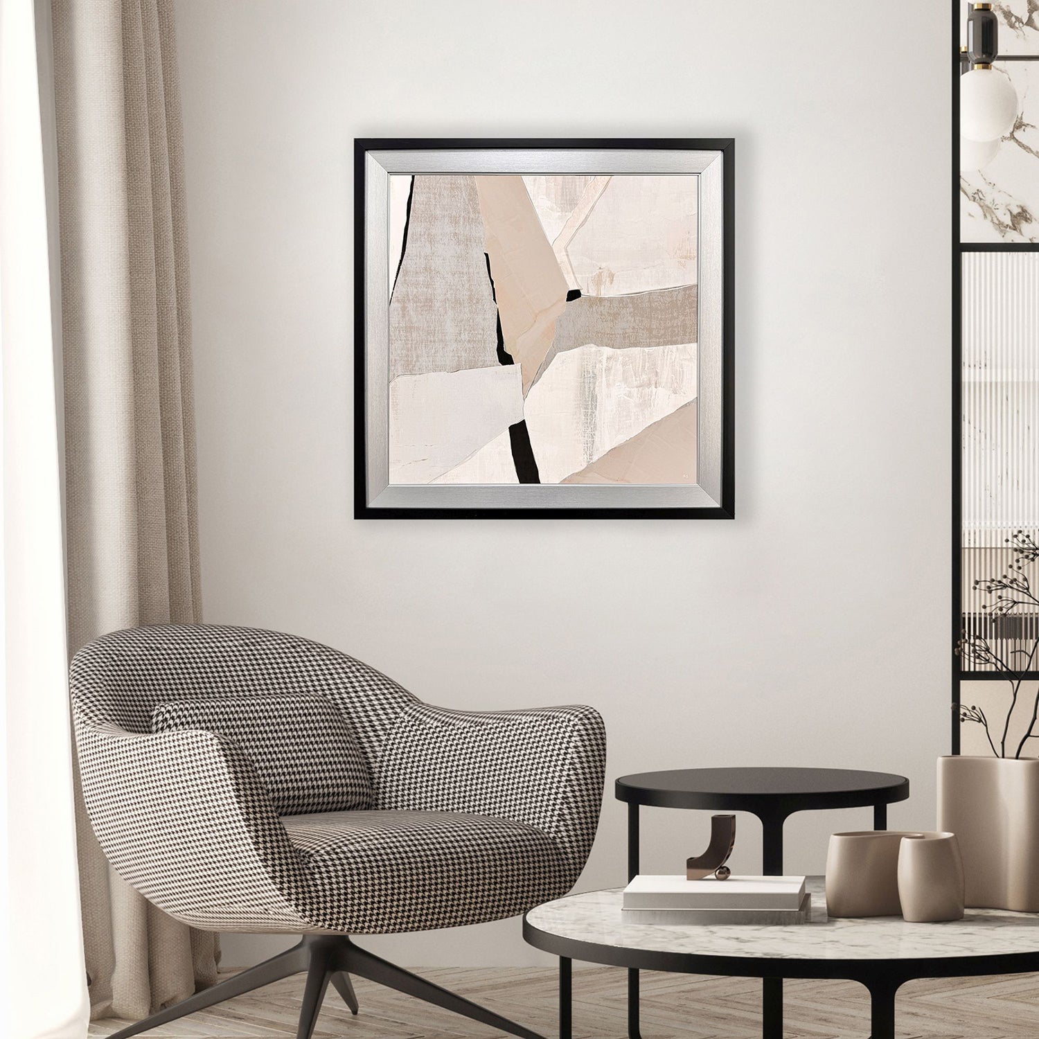 Malanta Knowles Gray Abstract I Framed Art