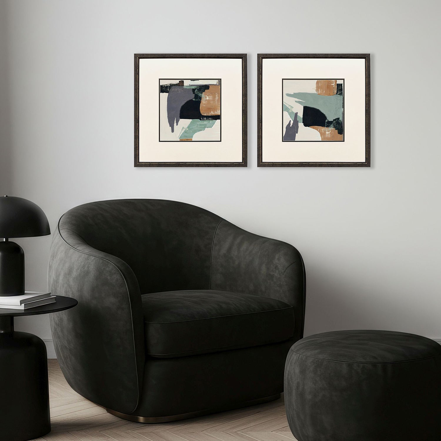 Jordan Glassco-Smith Bold Divisions Framed Art Set of 2