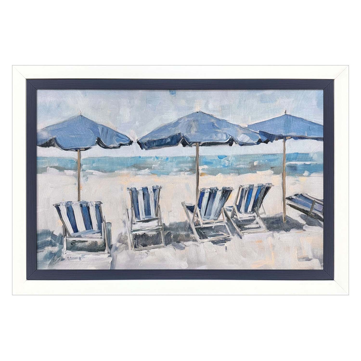 Jordan Glassco-Smith Beach Chairs Framed Art