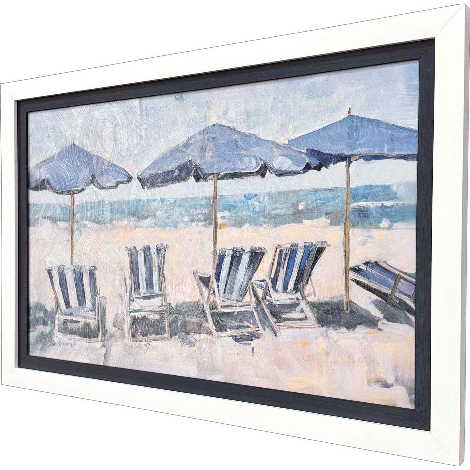 Jordan Glassco-Smith Beach Chairs Framed Art
