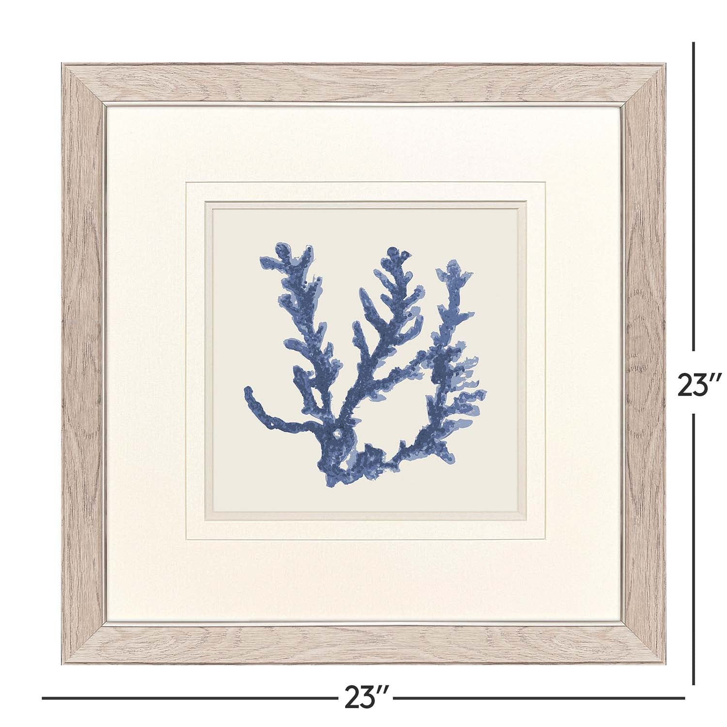 Sarah Lang Blue Corals I Framed Art Set of 2
