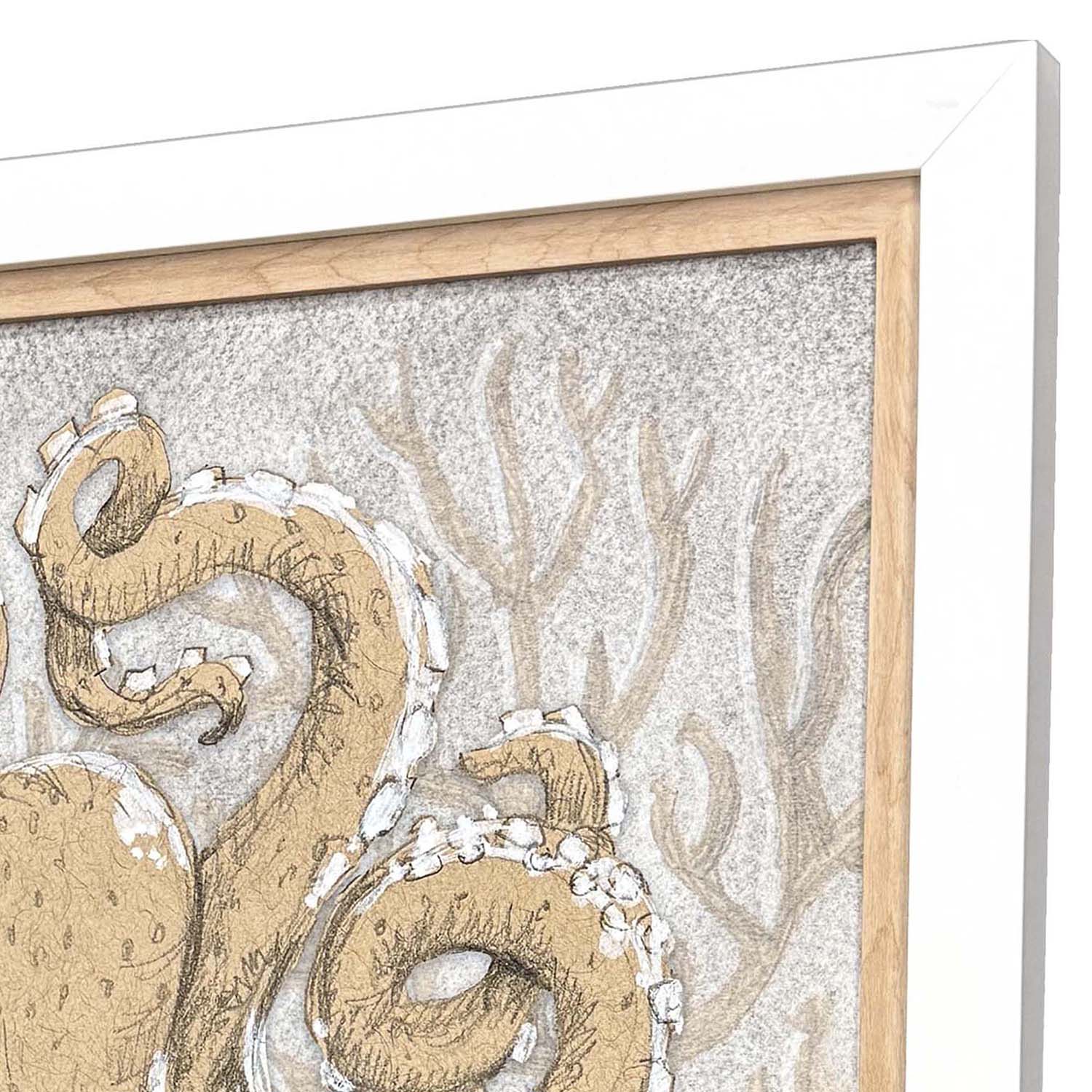 Leeanne Vaughn Octopus Drawing 1 Framed Art