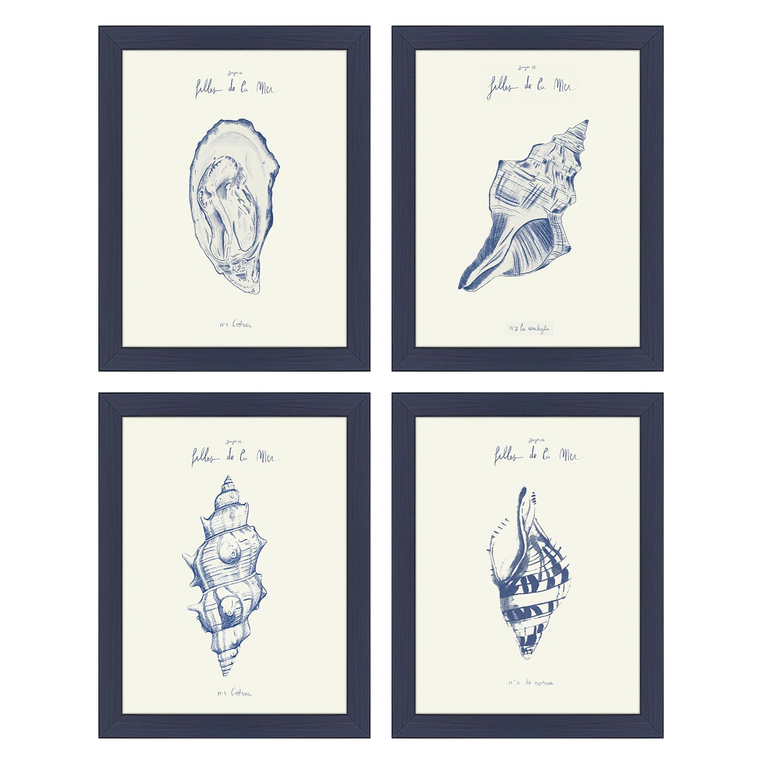 Malanta Knowles Filles De La Mer Framed Art Set of 4