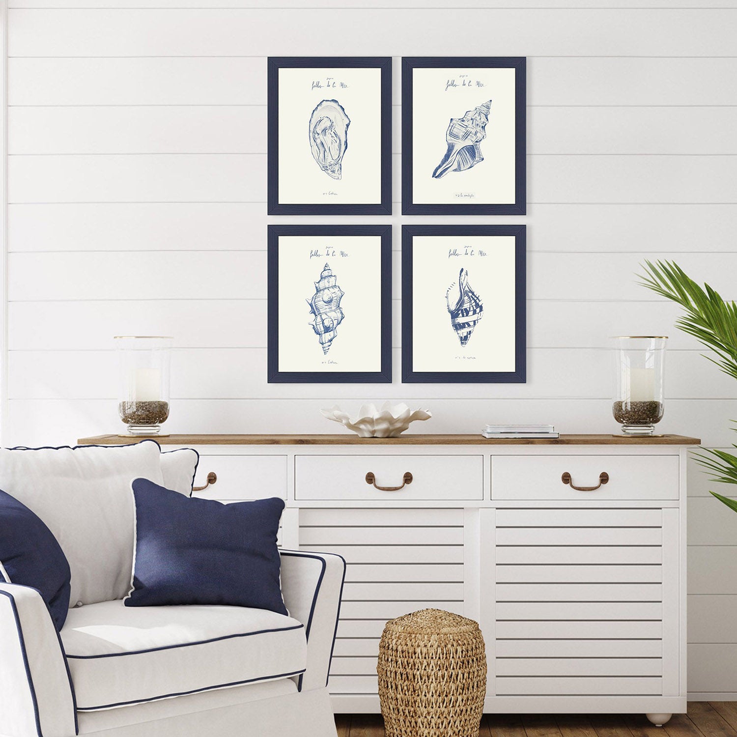 Malanta Knowles Filles De La Mer Framed Art Set of 4