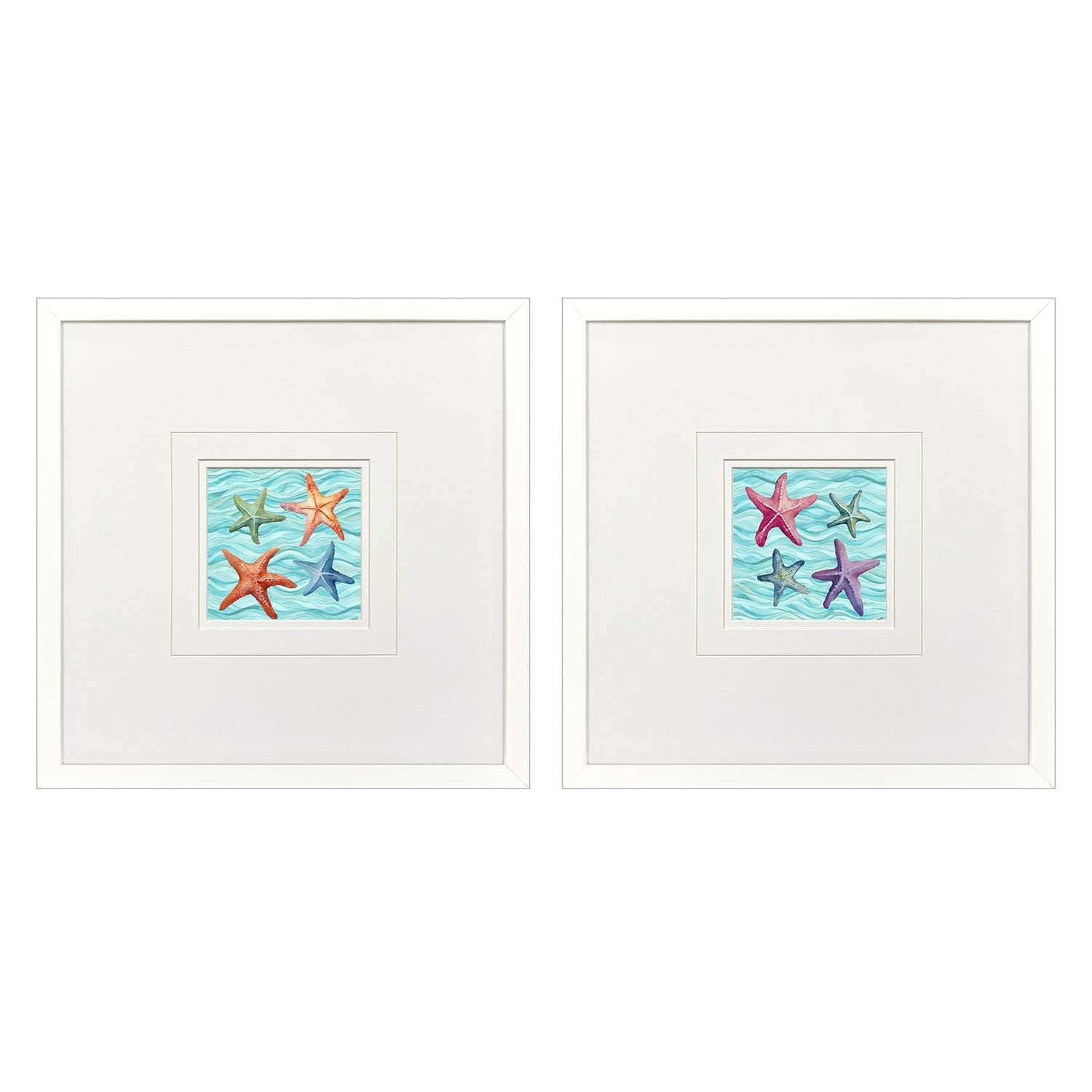 Jordan Glassco-Smith Happy Seashells Framed Art Set of 2