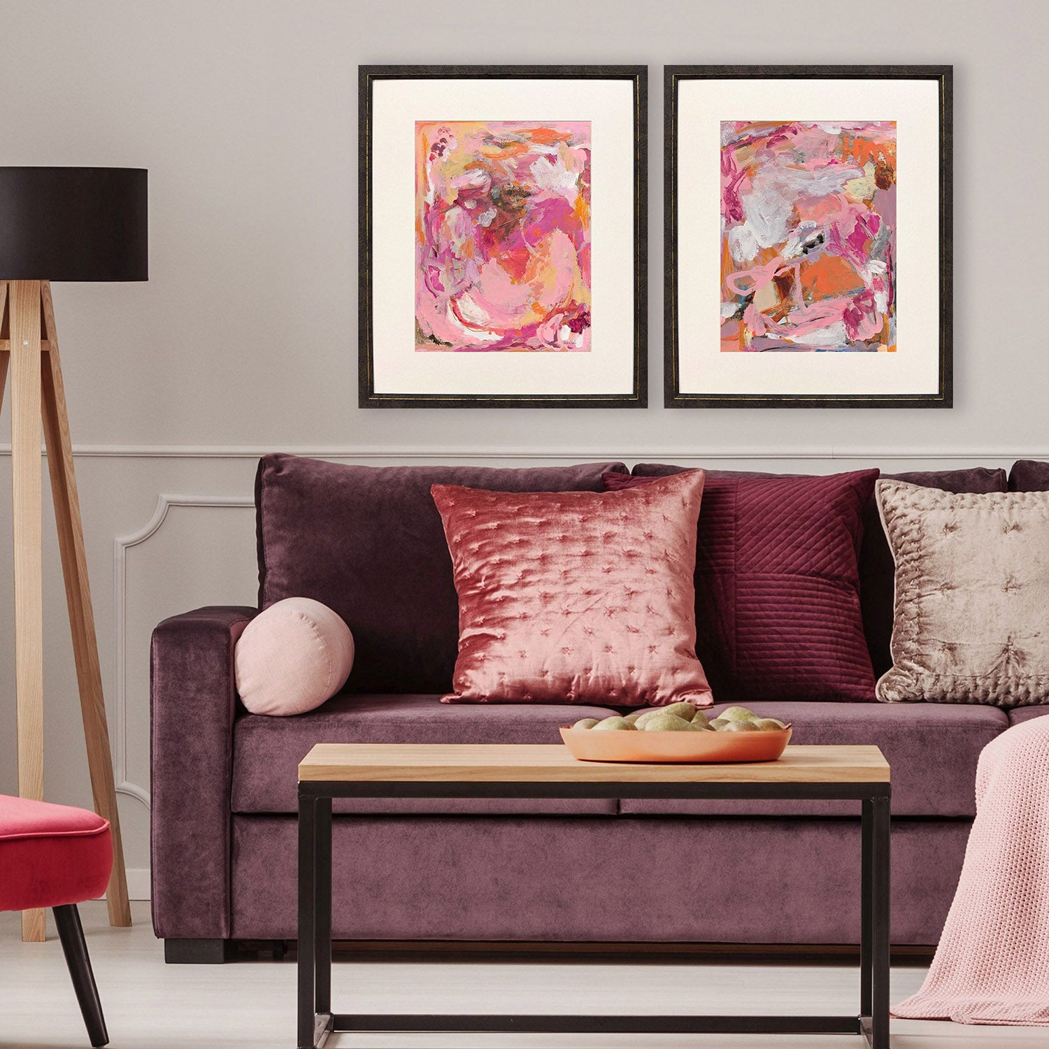 Malanta Knowles Feel the Passion Framed Art Set of 2