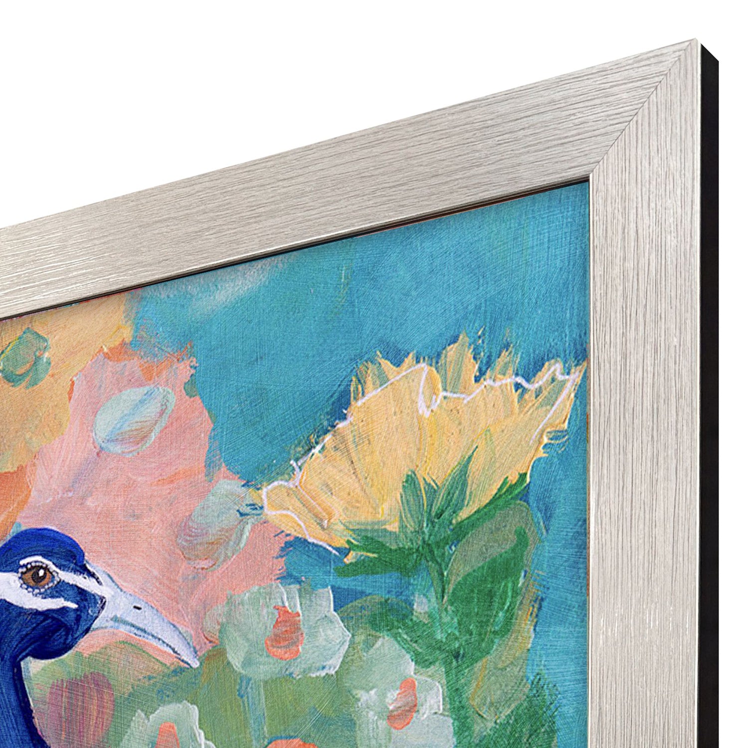 Malanta Knowles Floral Peacock I Framed Art