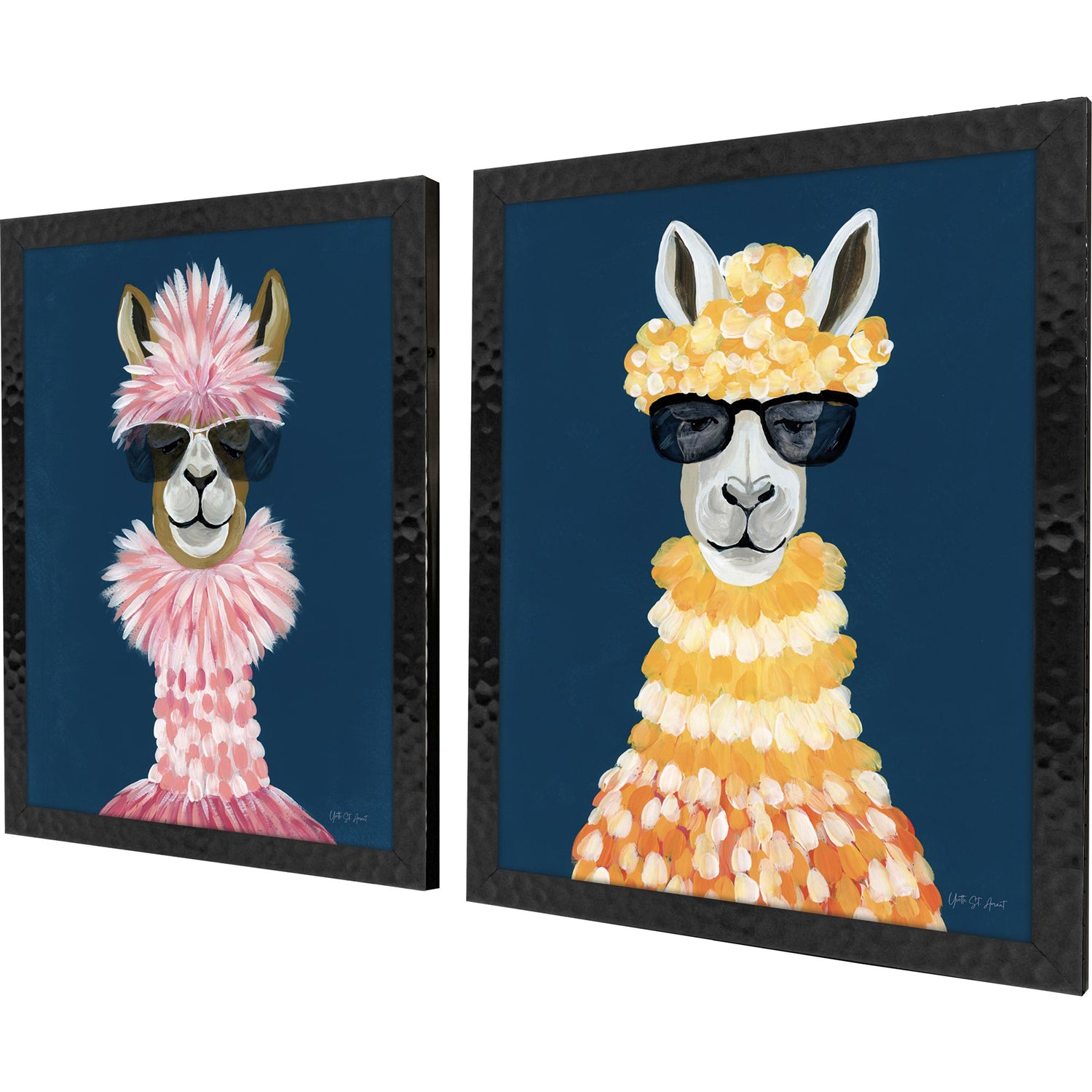 Jordan Glassco-Smith Miami Alpaca Framed Art Set of 2