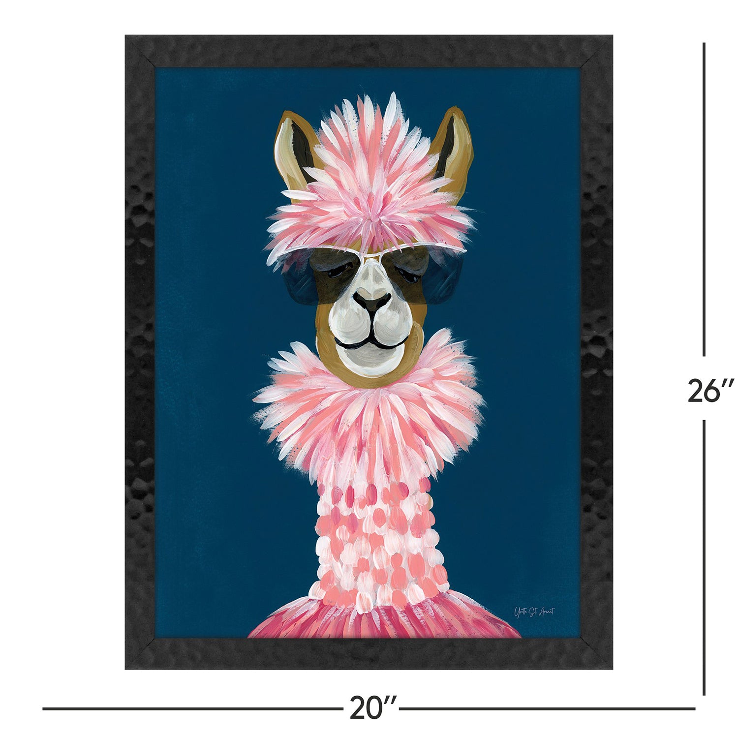 Jordan Glassco-Smith Miami Alpaca Framed Art Set of 2