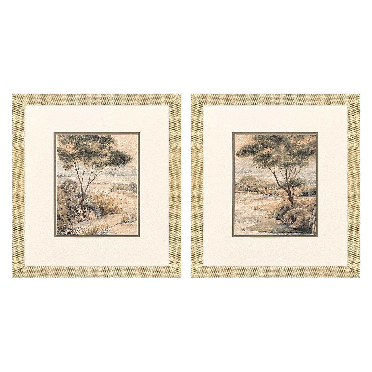 Leeanne Vaughn Rivanna Shore Framed Art Set of 2