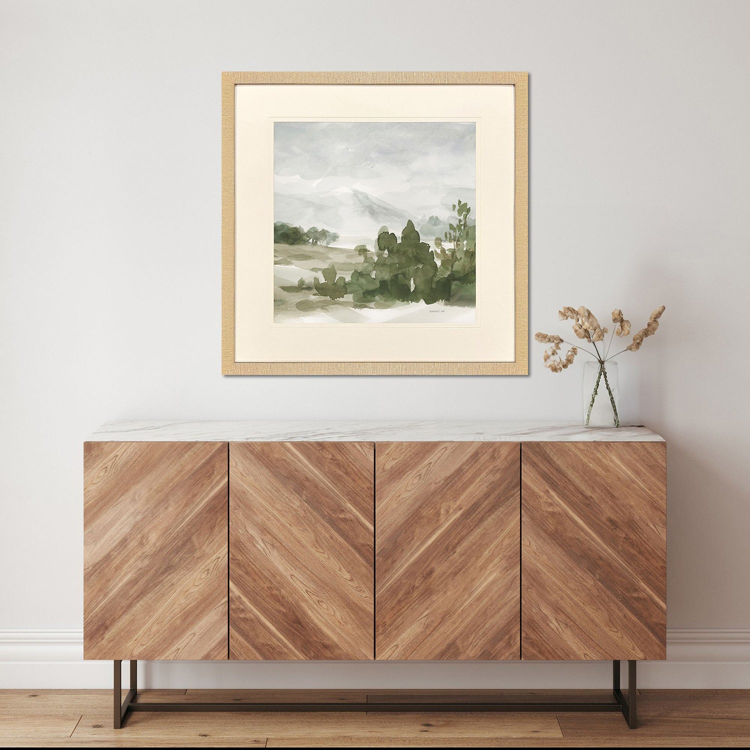 Sarah Lang Path to the Mountain II Framed Art