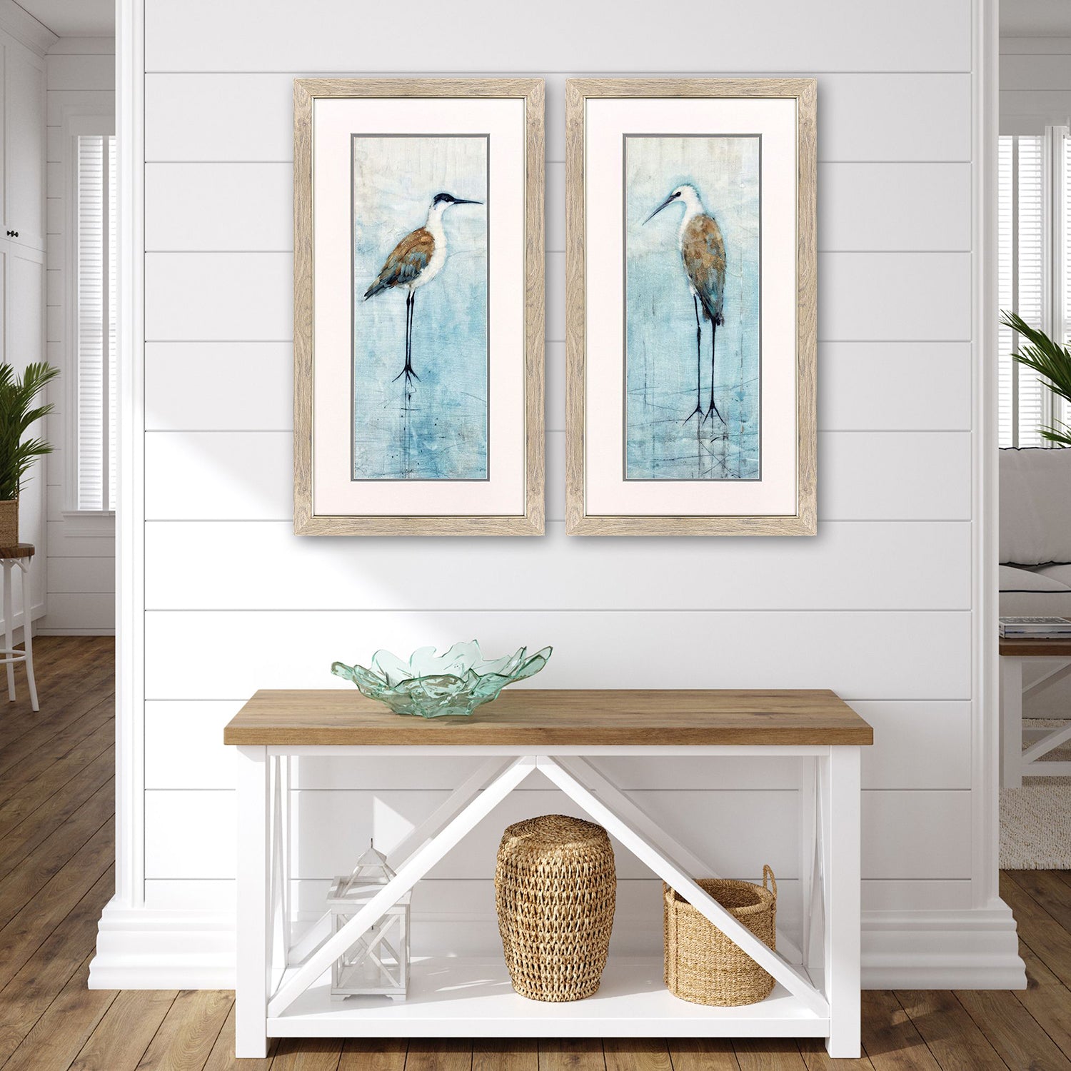 Jordan Glassco-Smith Seabirds Panel Framed Art Set of 2