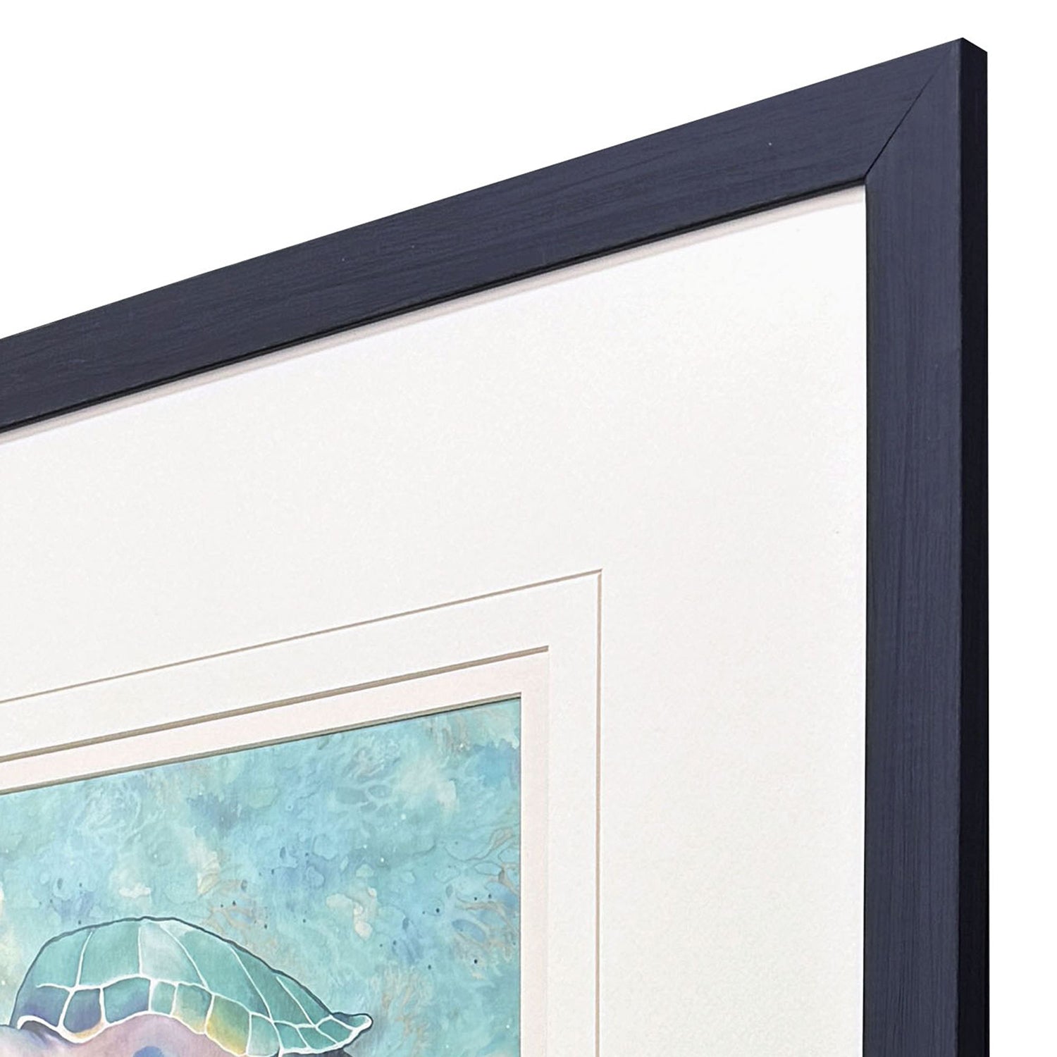 Sarah Lang Coastal Sea Turtle Framed Art Set of 2