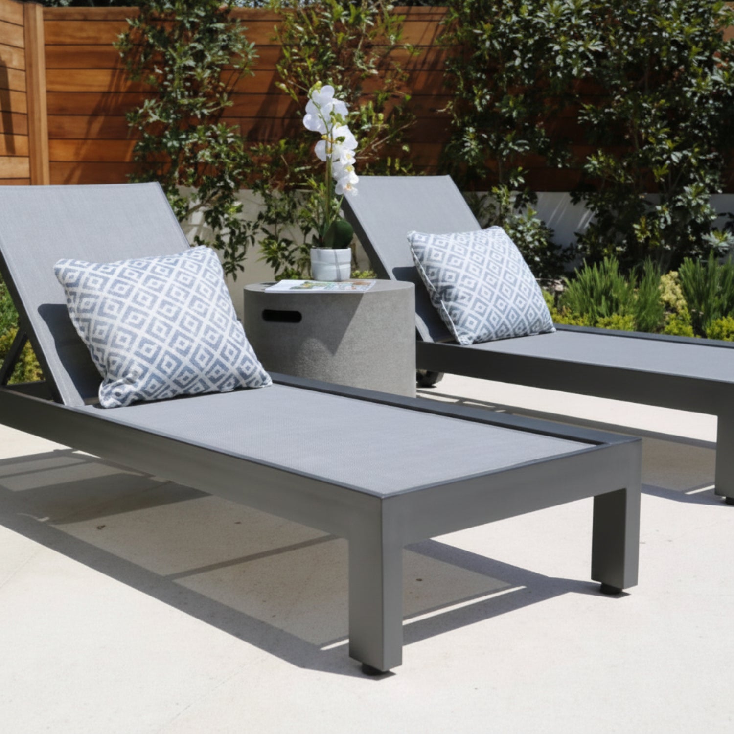 Sunset West Redondo Adjustable Sling Outdoor Chaise
