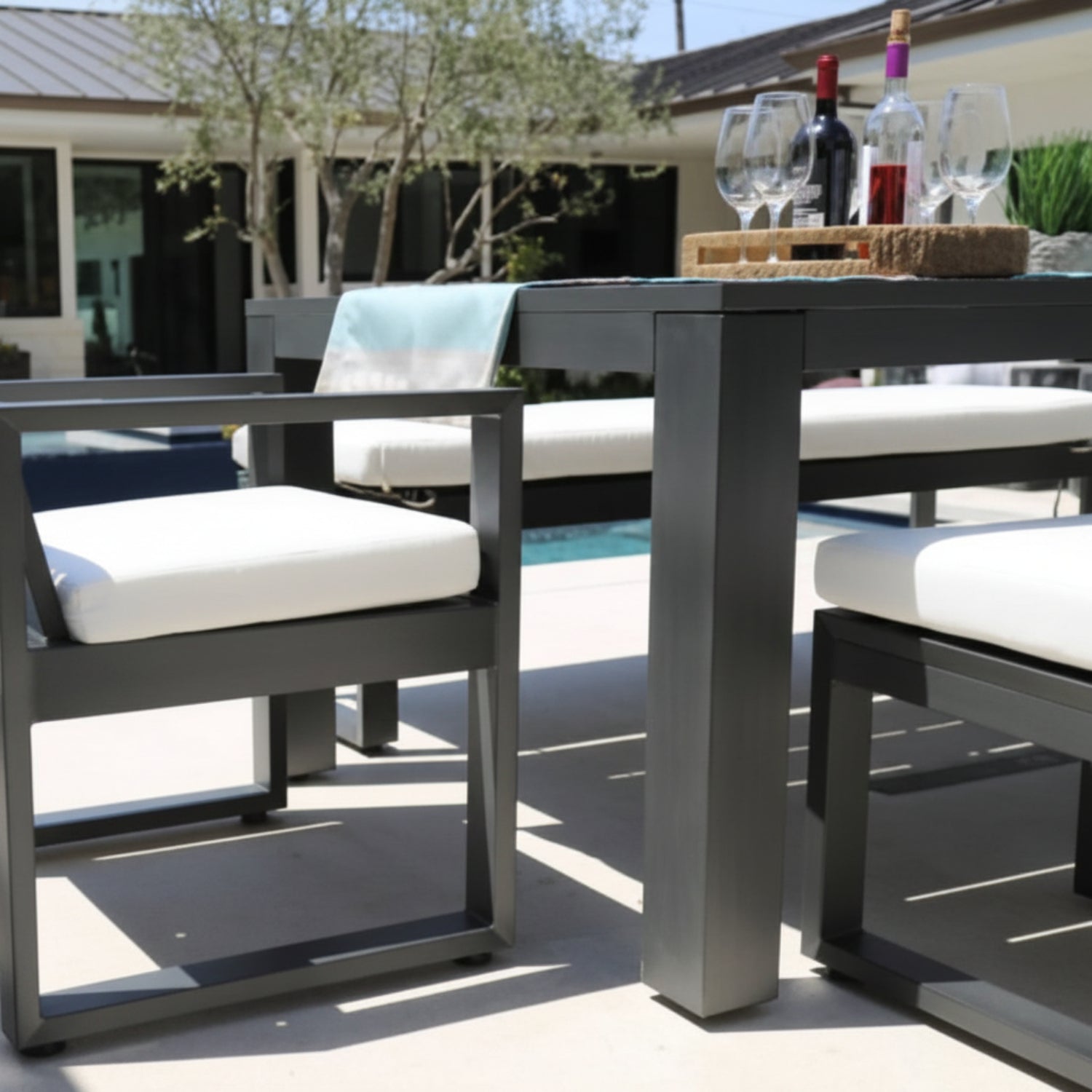 Sunset West Redondo 90in Outdoor Dining Table